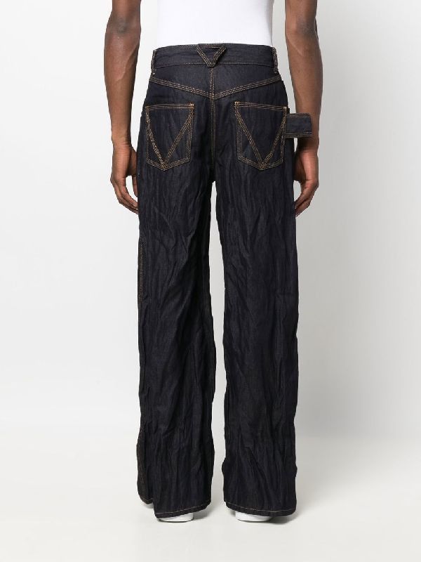 Bottega Veneta o1loc1c0723 Trousers Metal Denim Twill in Indigo Size US 34 / EU 50 - 3 Thumbnail