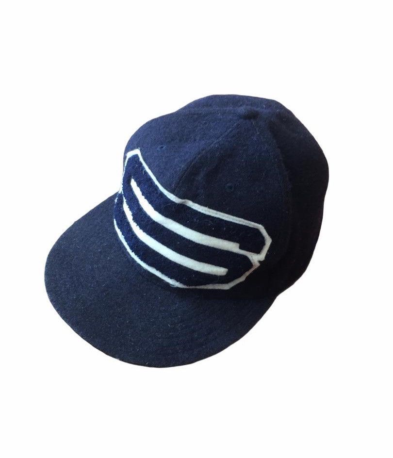 image of Ca4La Full Cap Big Logo in Navy Blue, Men's