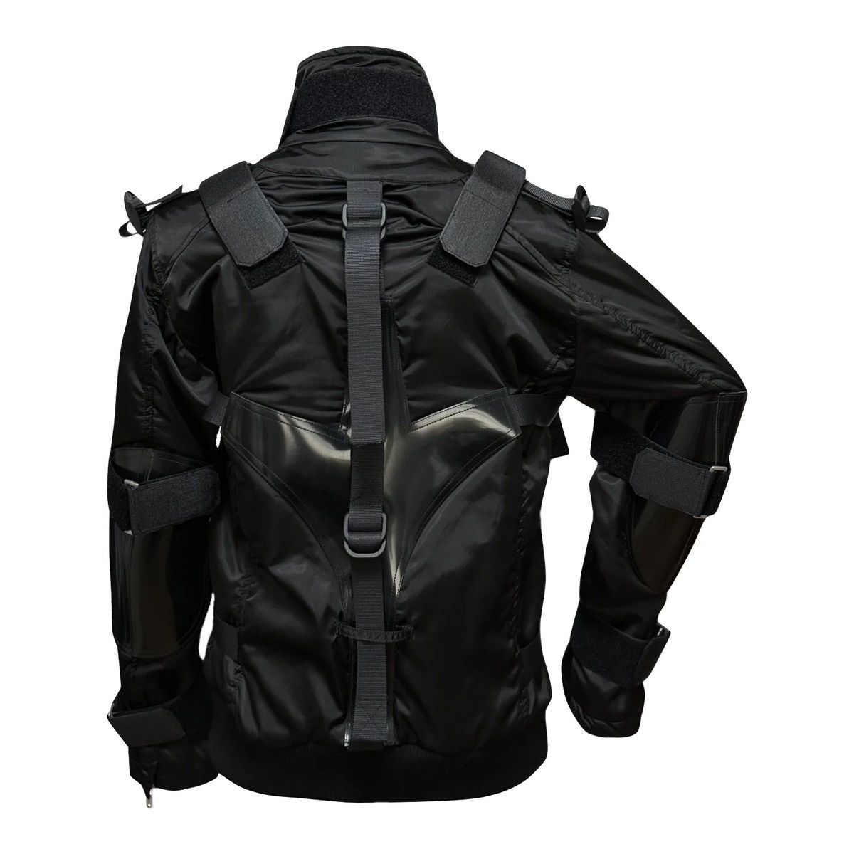 Dolce & Gabbana DOLCE&GABBANA Fall Winter 2003 Nylon PVC Bondage Jacket Size M / US 6-8 / IT 42-44 - 2 Thumbnail