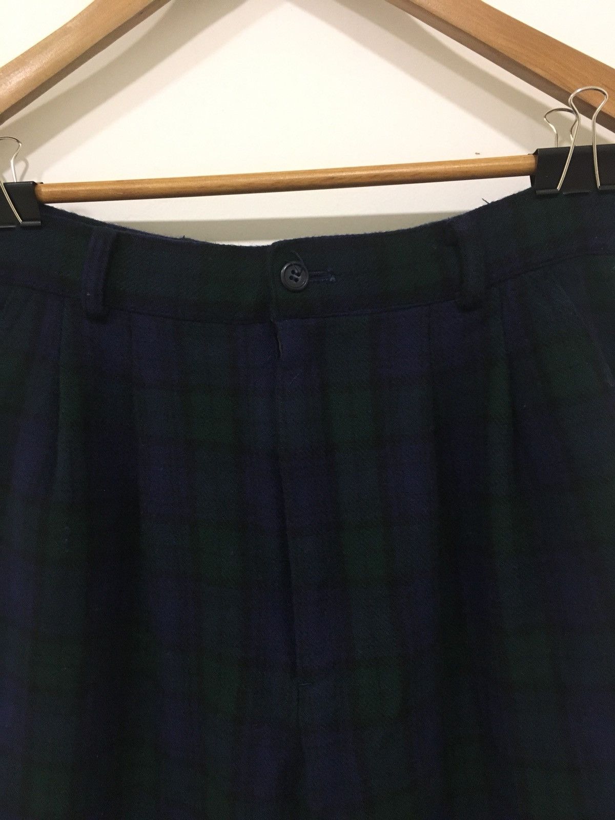 Japanese Brand wool check pant Size US 27 - 2 Thumbnail