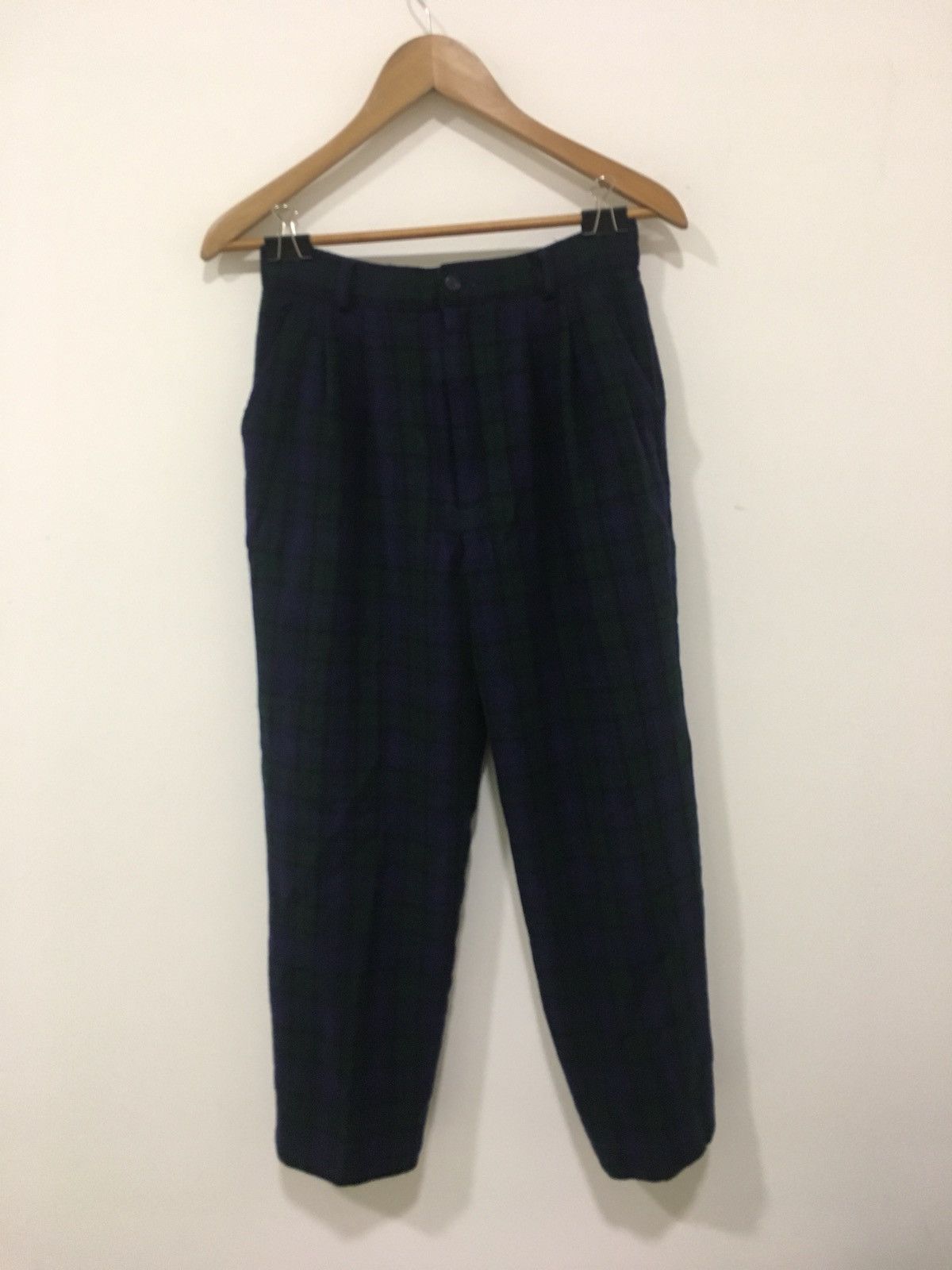 Japanese Brand wool check pant Size US 27 - 1 Thumbnail