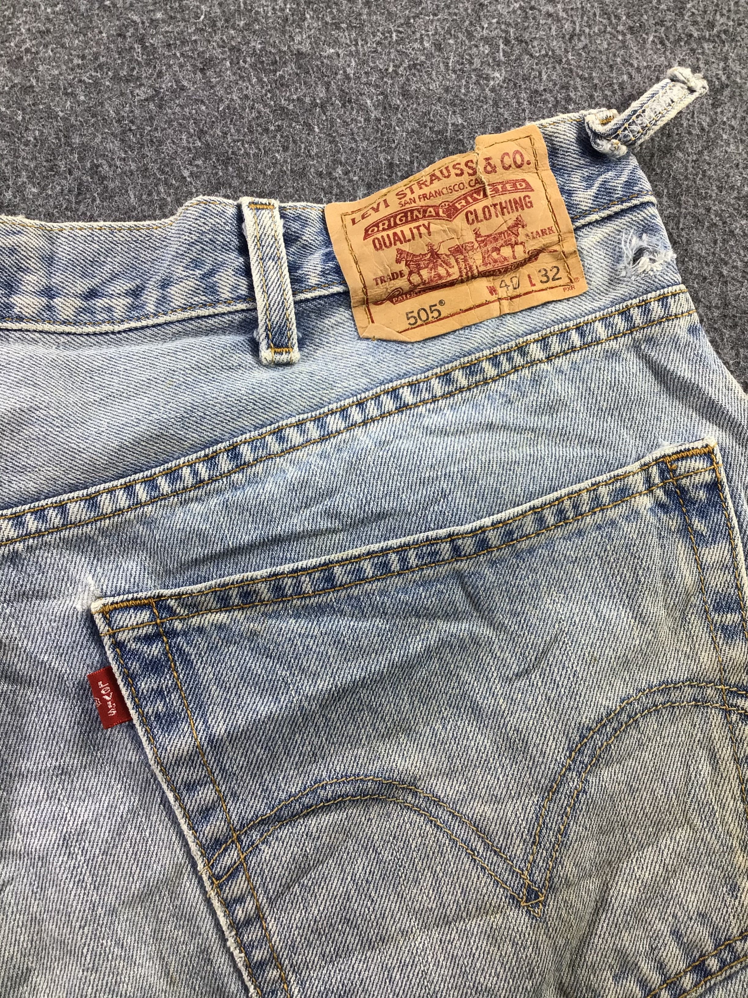 Levi's Vintage Levis 505 Jeans-JM741 Size US 40 / EU 56 - 5 Thumbnail
