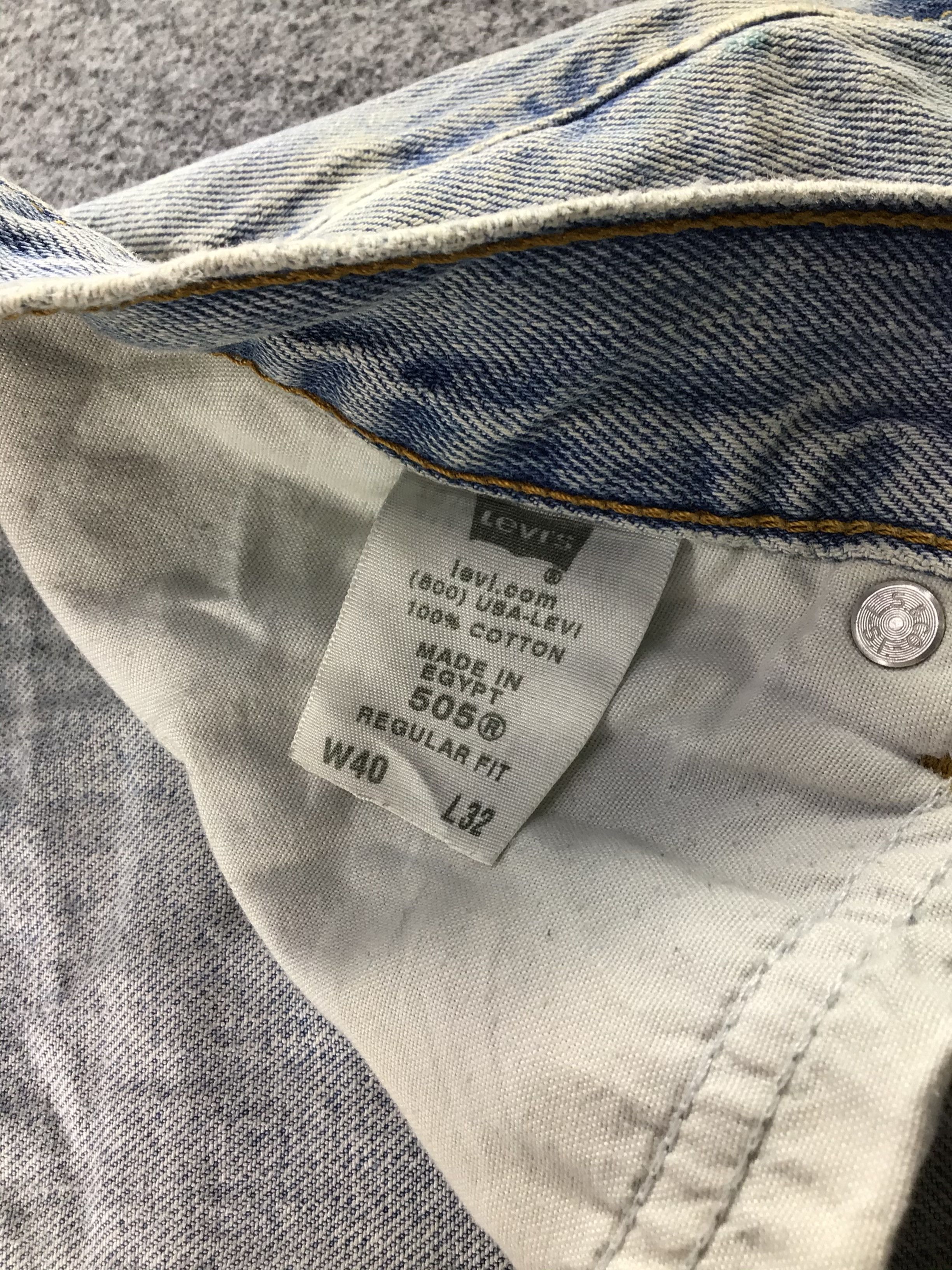 Levi's Vintage Levis 505 Jeans-JM741 Size US 40 / EU 56 - 9 Thumbnail