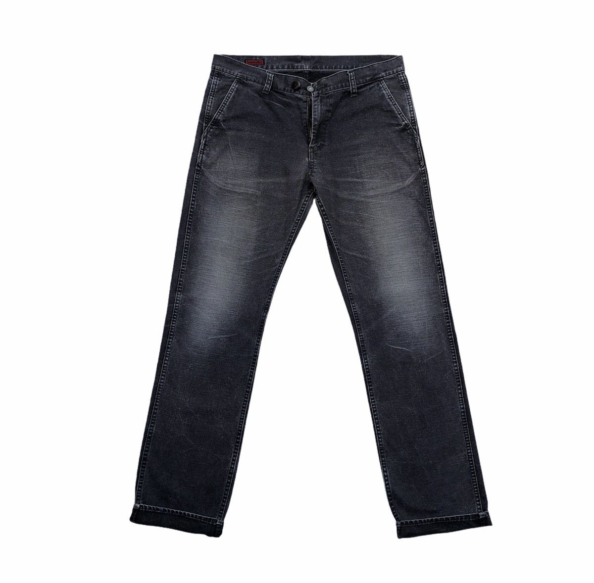 Johnbull Famous japanese brand Johnbull charcoal denim pants Size US 34 / EU 50 - 1 Thumbnail