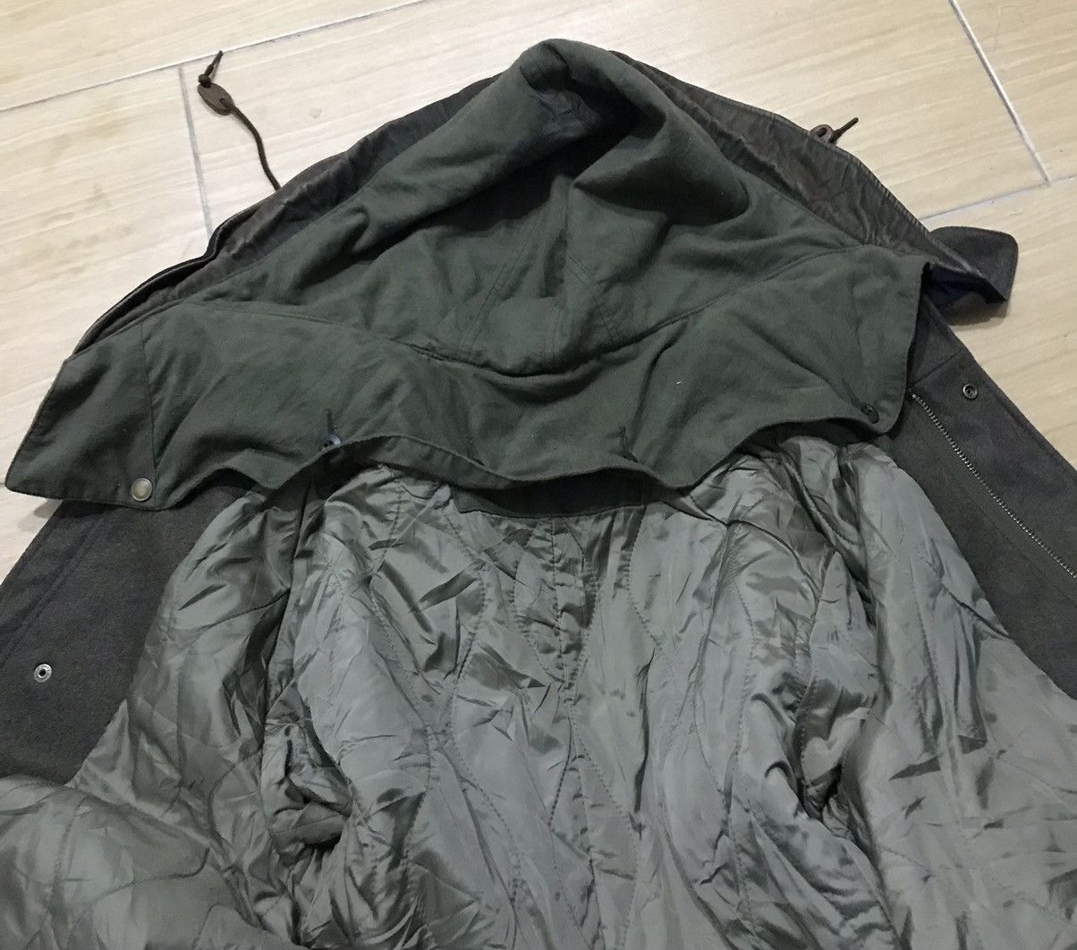 United Arrows Japan Brand Green Label Relaxing Wool Hooded Jackets Size US M / EU 48-50 / 2 - 8 Thumbnail