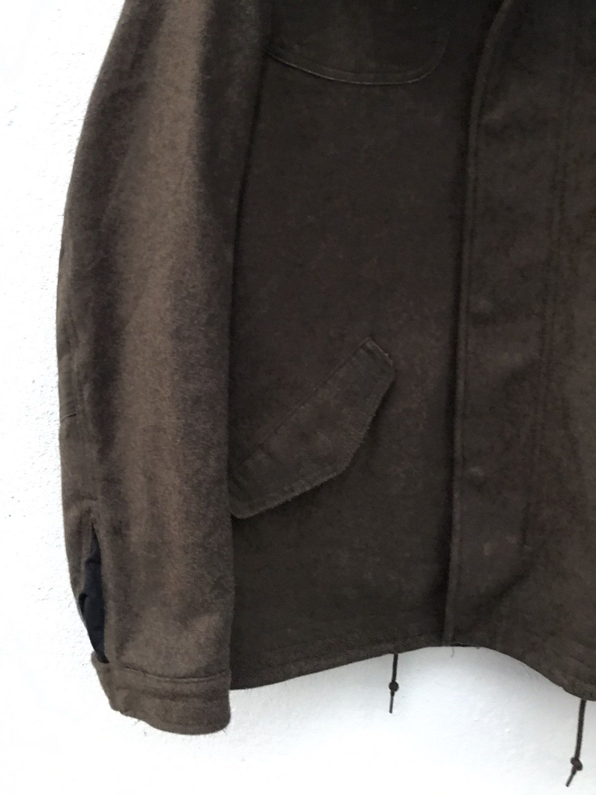 United Arrows Japan Brand Green Label Relaxing Wool Hooded Jackets Size US M / EU 48-50 / 2 - 2 Thumbnail