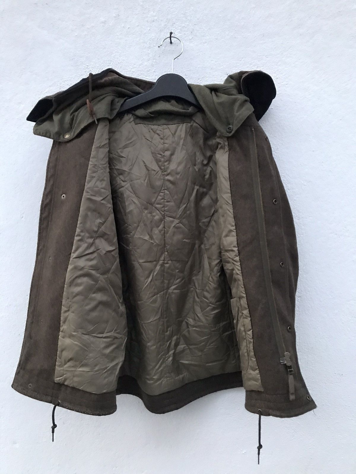 United Arrows Japan Brand Green Label Relaxing Wool Hooded Jackets Size US M / EU 48-50 / 2 - 6 Thumbnail