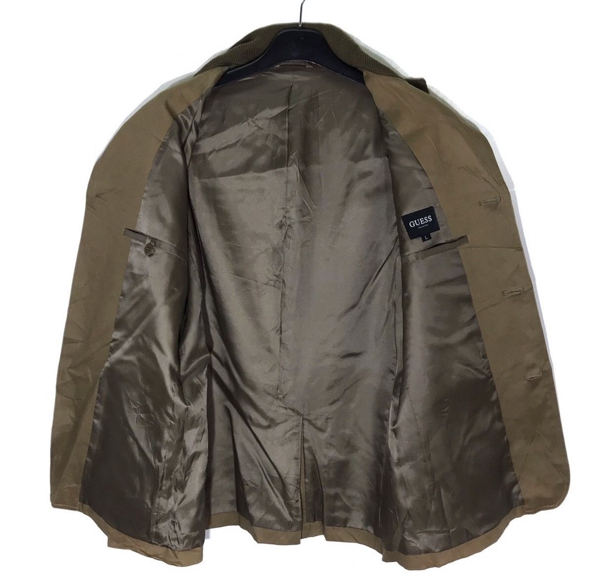 Guess Made In Japan Guess Collection Wool Jackets Size US L / EU 52-54 / 3 - 3 Thumbnail