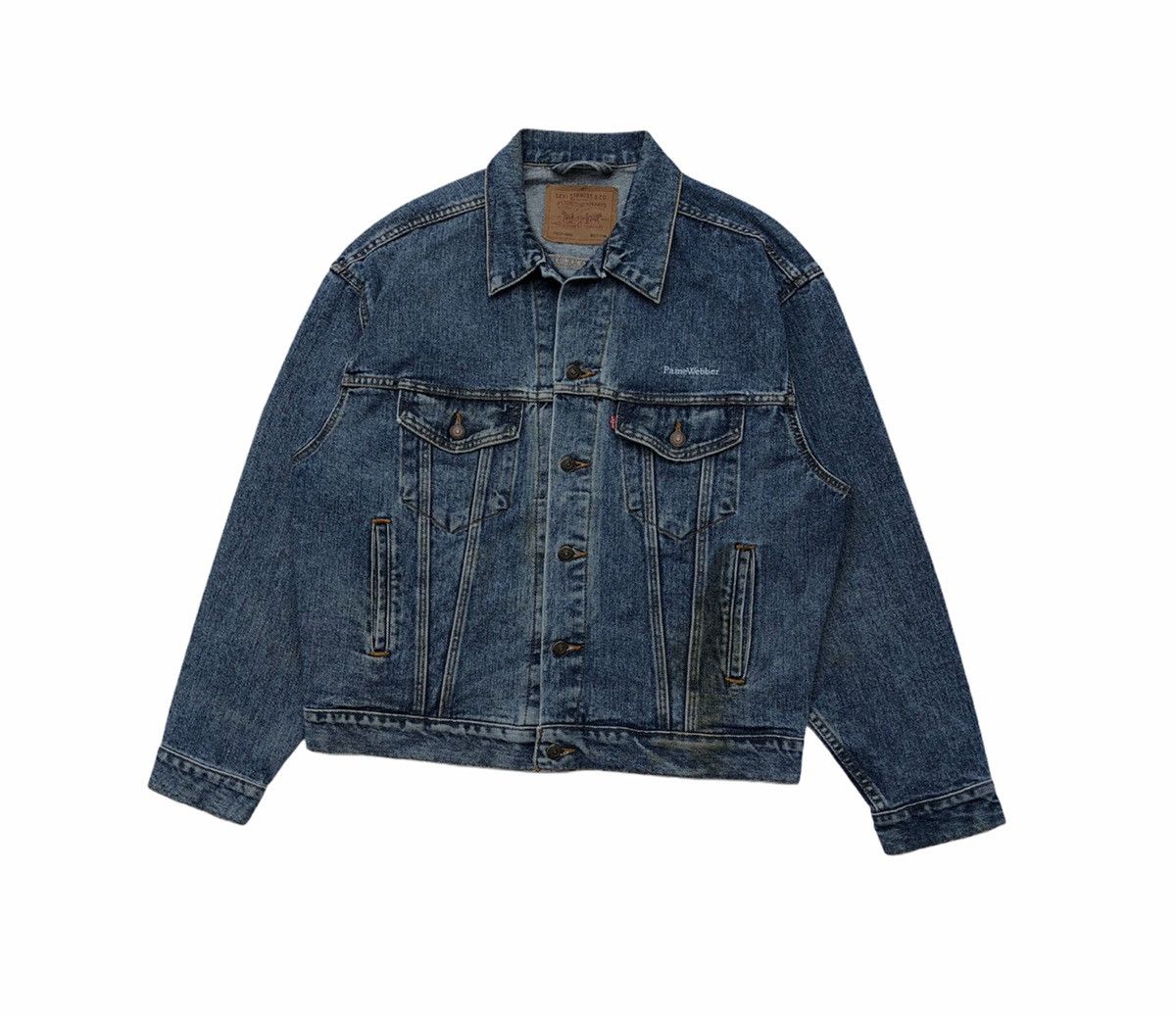 Levi's Vintage Clothing Vintage Levi's Paine Webber Trucker Jacket Made In USA 🇺🇸 Size US M / EU 48-50 / 2 - 4 Thumbnail