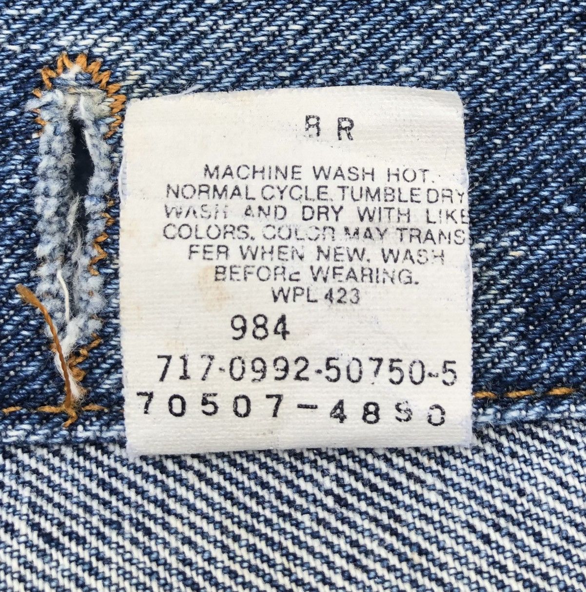 Levi's Vintage Clothing Vintage Levi's Paine Webber Trucker Jacket Made In USA 🇺🇸 Size US M / EU 48-50 / 2 - 15 Thumbnail