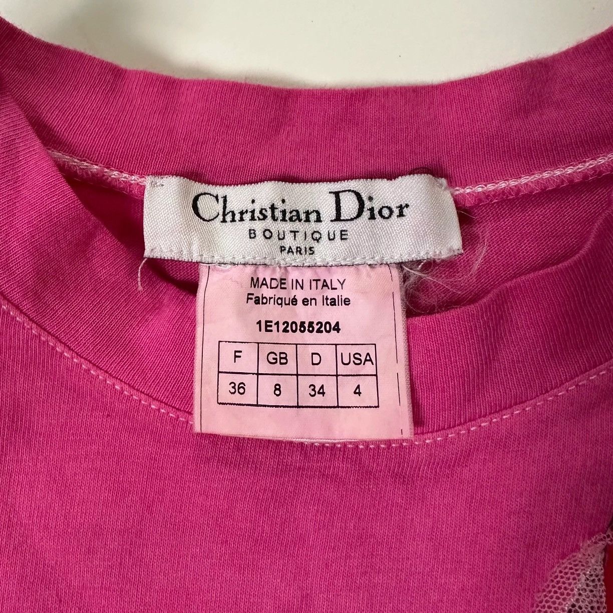 Dior CHRISTIAN DIOR S/S 2001 Graphic Print Zipper Tank Top Size XS / US 0-2 / IT 36-38 - 5 Thumbnail