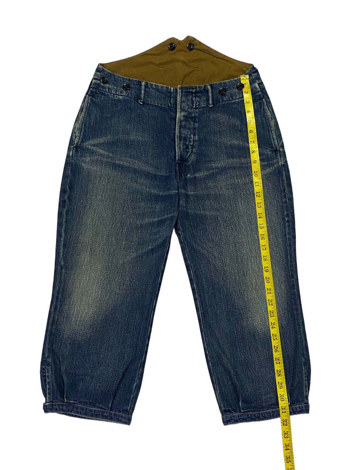 Kapital Kapital Cropped Denim Pants Size US 30 / EU 46 - 6 Thumbnail