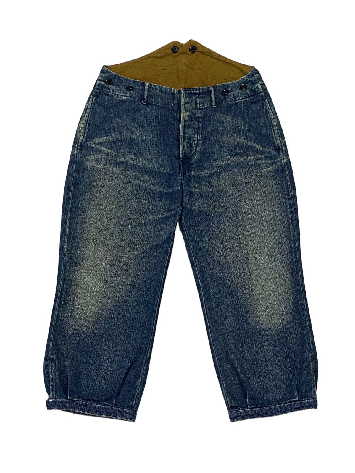 Kapital Kapital Cropped Denim Pants Size US 30 / EU 46 - 2 Thumbnail