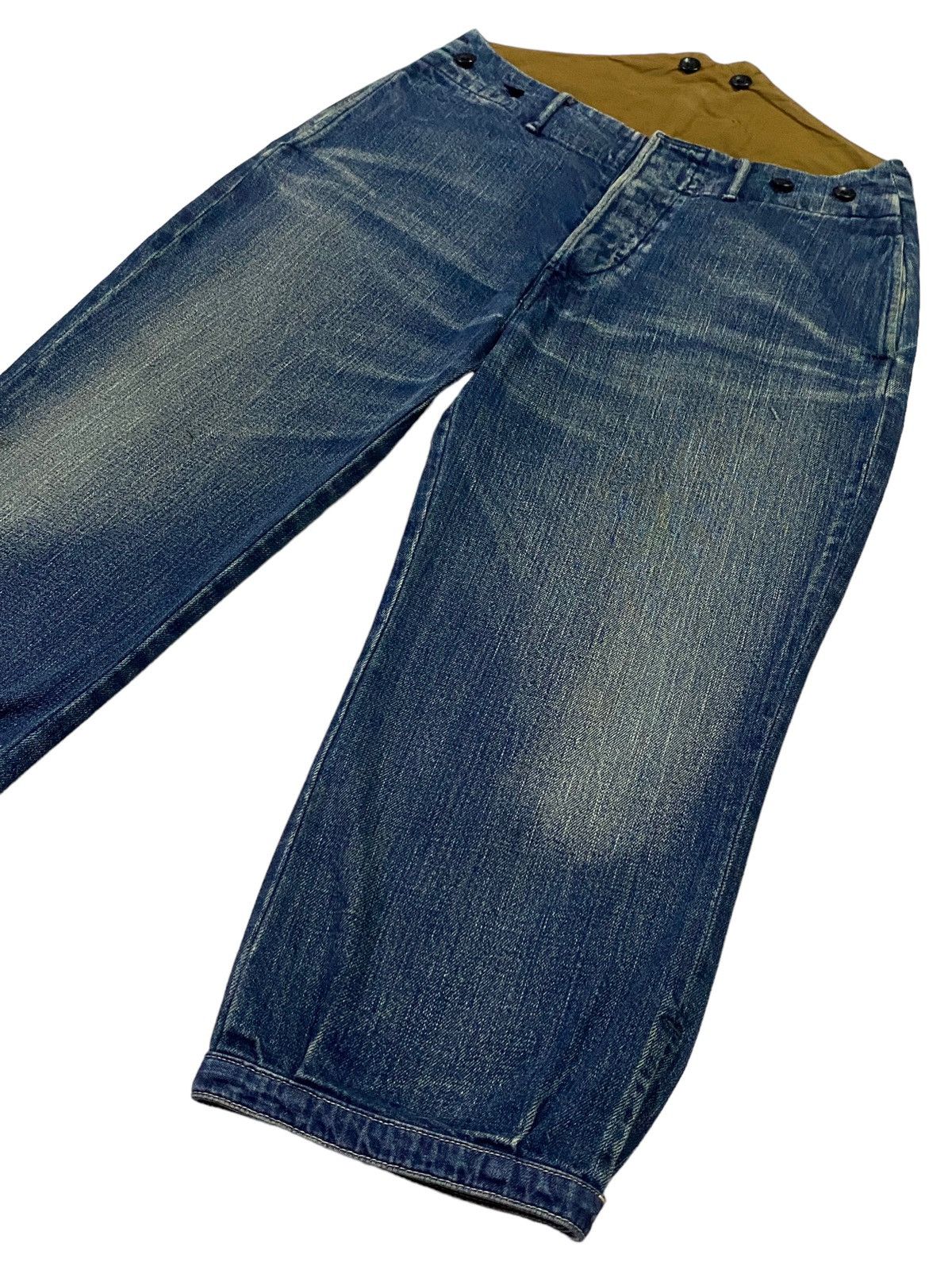 Kapital Kapital Cropped Denim Pants Size US 30 / EU 46 - 19 Thumbnail