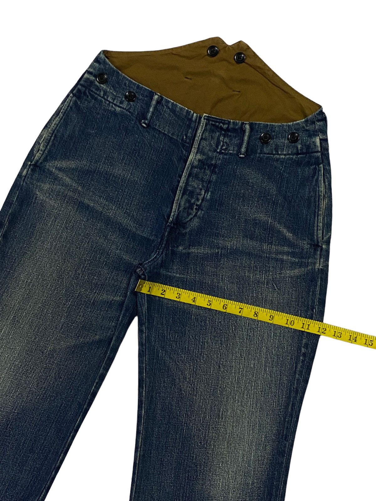 Kapital Kapital Cropped Denim Pants Size US 30 / EU 46 - 8 Thumbnail