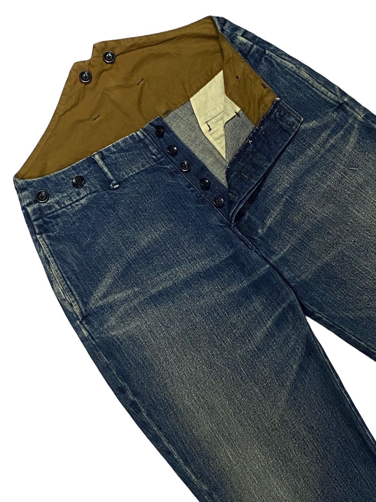 Kapital Kapital Cropped Denim Pants Size US 30 / EU 46 - 18 Thumbnail