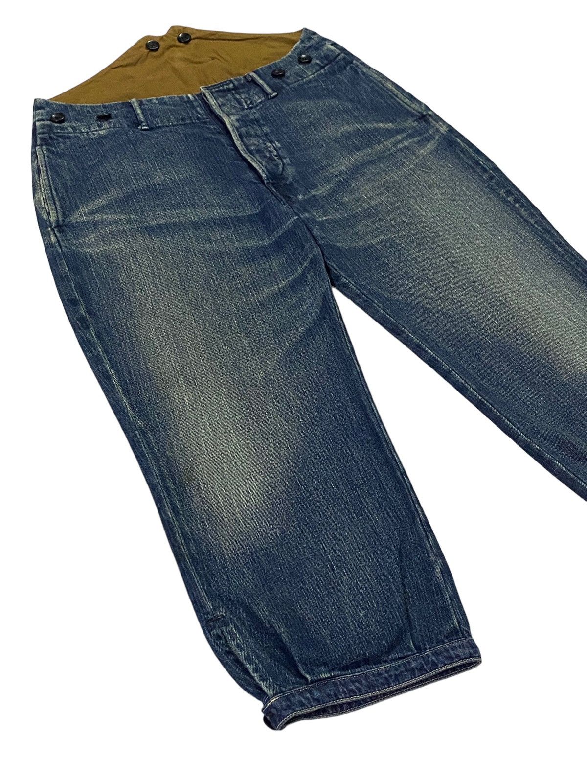 Kapital Kapital Cropped Denim Pants Size US 30 / EU 46 - 22 Thumbnail