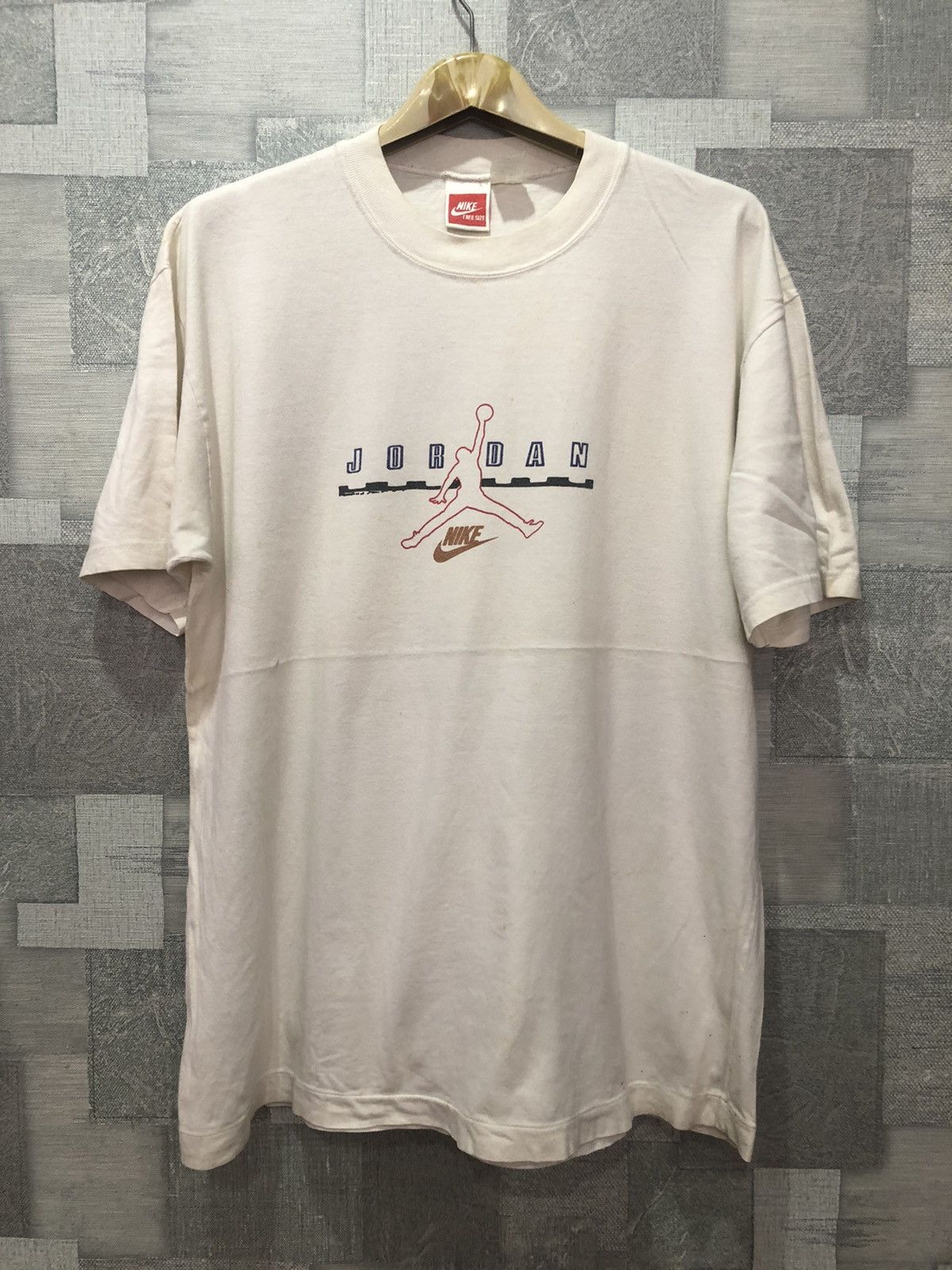 Jordan Brand × Nike × Vintage Vintage Nike Air Jordan Jumpman AJ 1 Size US L / EU 52-54 / 3 - 1 Thumbnail