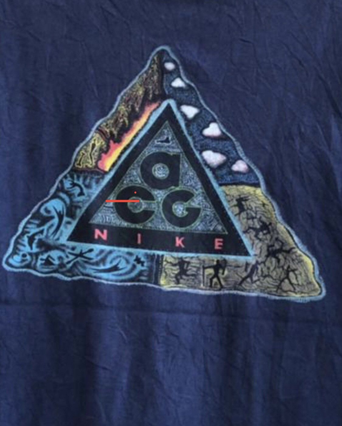 Nike × Vintage Vintage NIKE ACG pocket tee Size US M / EU 48-50 / 2 - 2 Thumbnail