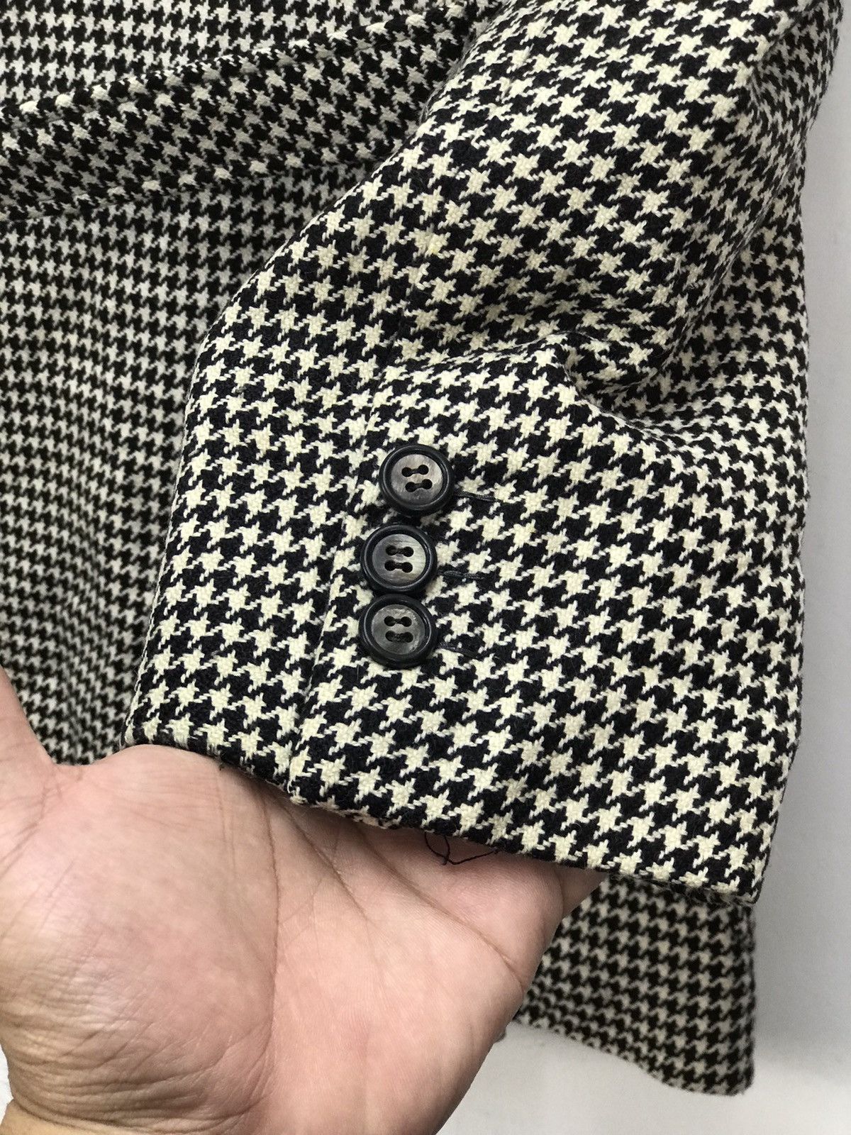 Lanvin Steal!! Lanvin Paris Hound Tooth Rare Design Jacket Size US M / EU 48-50 / 2 - 6 Thumbnail