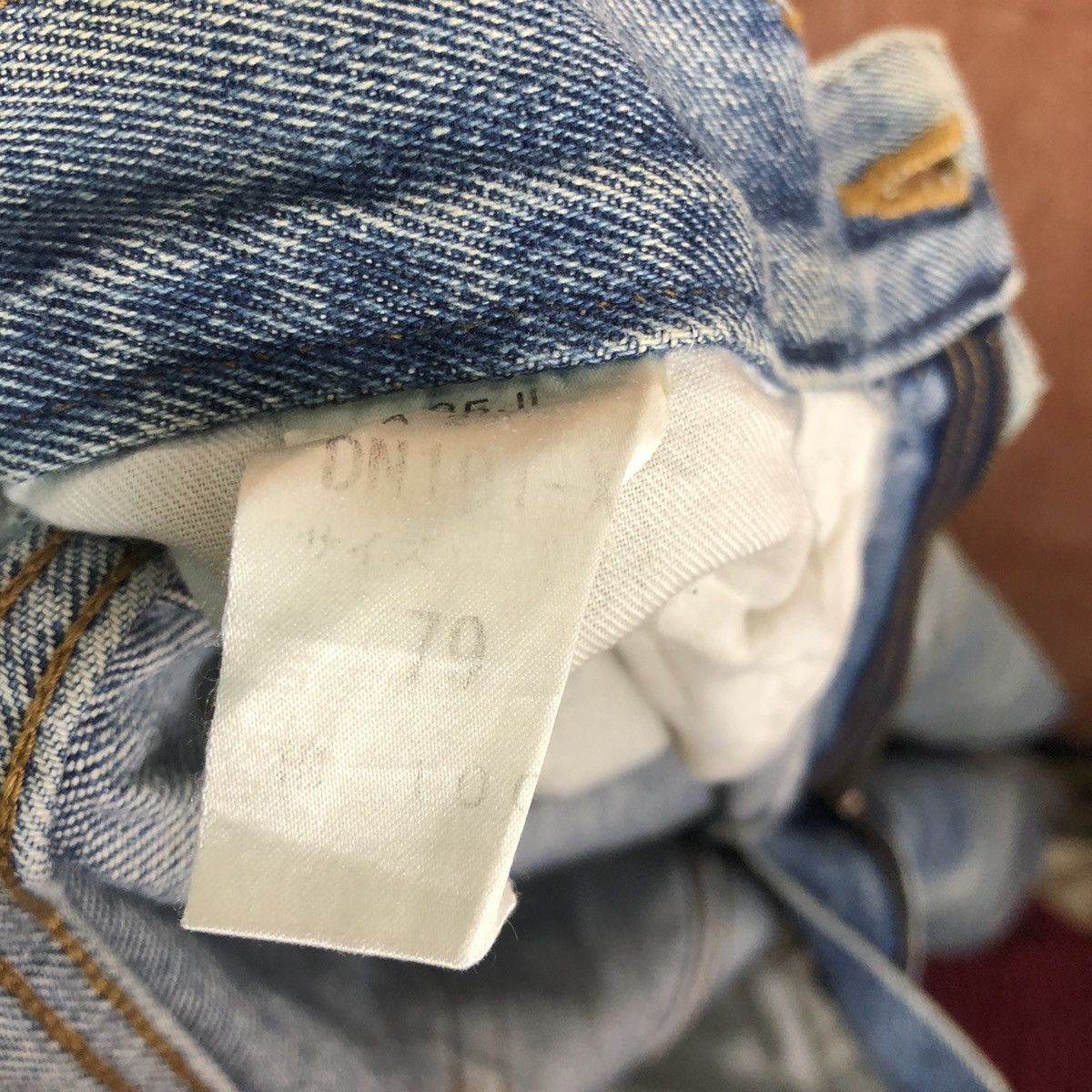 Japanese Brand DLL Japan Blue distressed Denim Jeans Pants #c257 Size US 30 / EU 46 - 10 Thumbnail