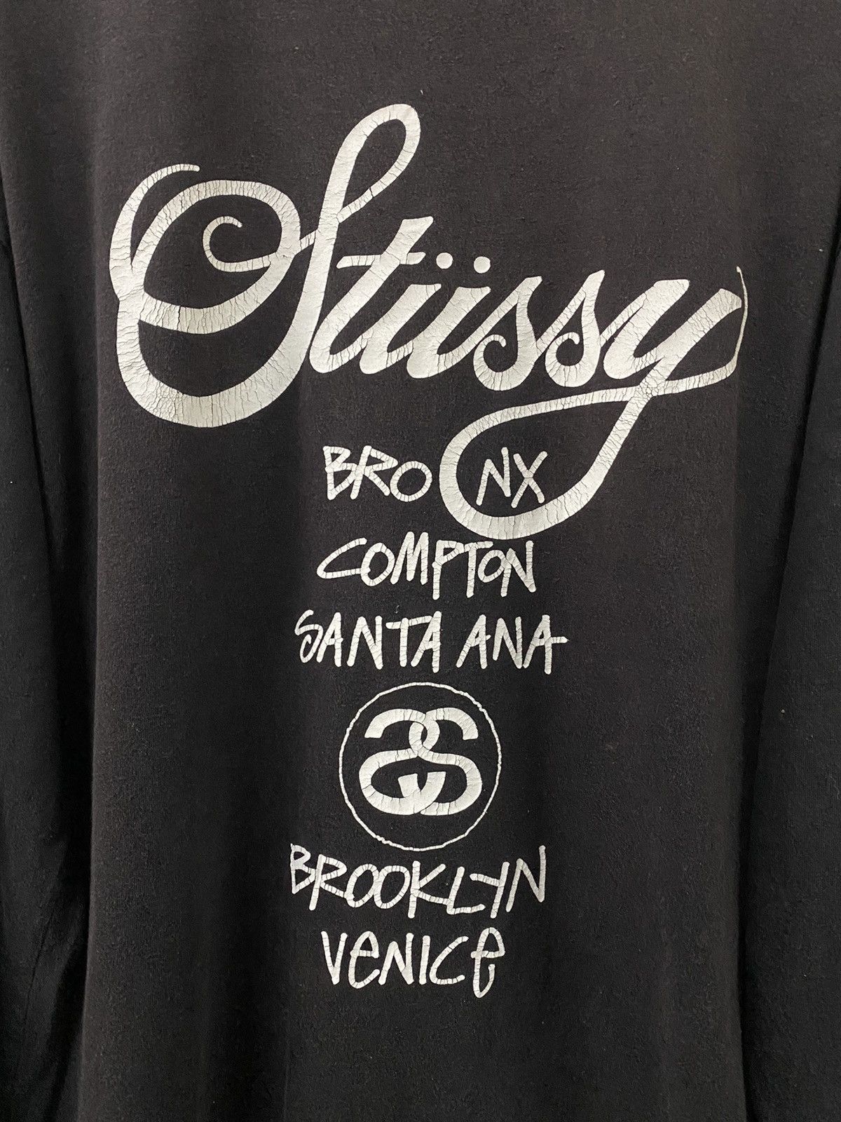 Stussy Rare Stussy Nyc Og Logo Longsleeve Shirt Size US L / EU 52-54 / 3 - 8 Thumbnail