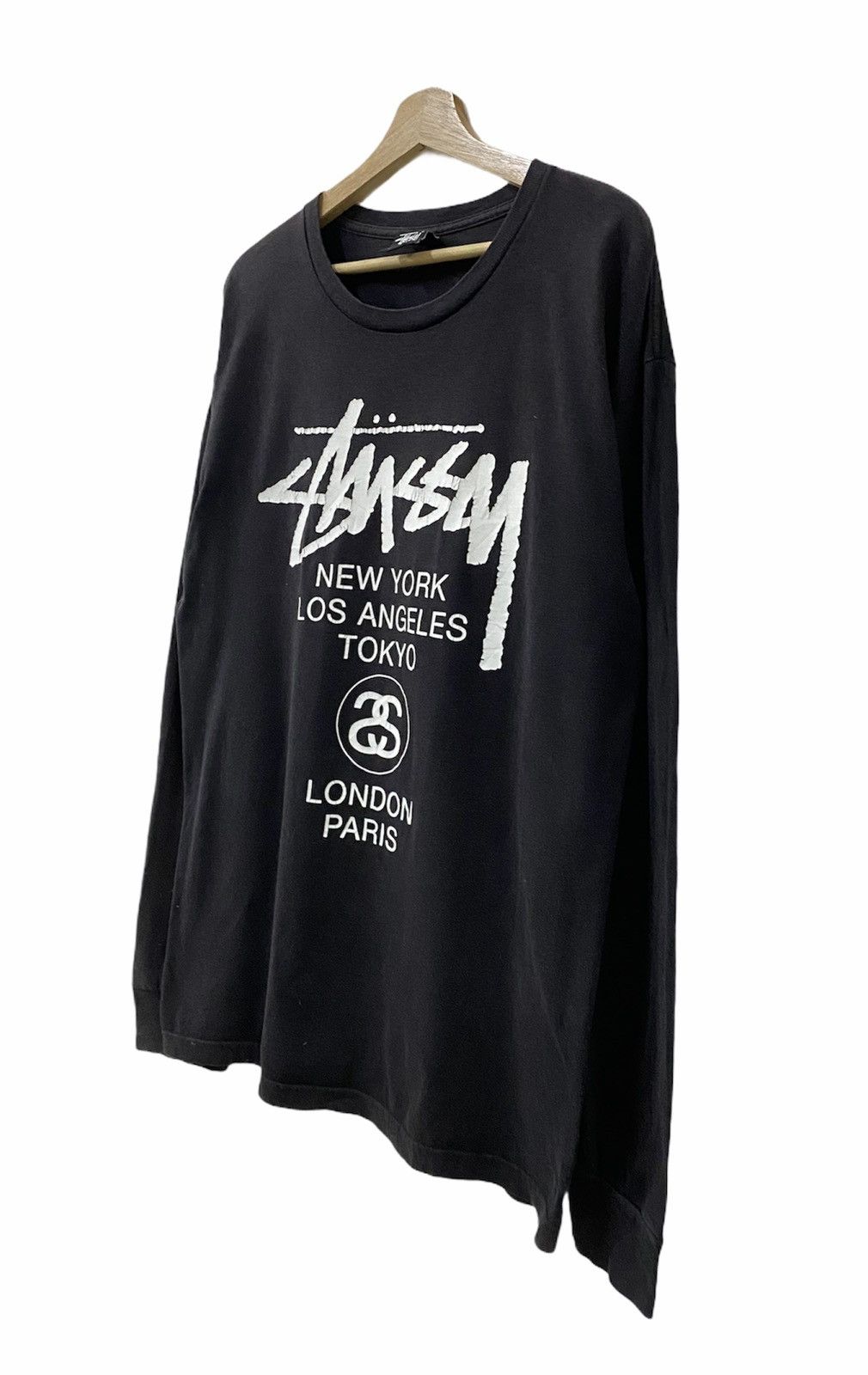 Stussy Rare Stussy Nyc Og Logo Longsleeve Shirt Size US L / EU 52-54 / 3 - 4 Thumbnail