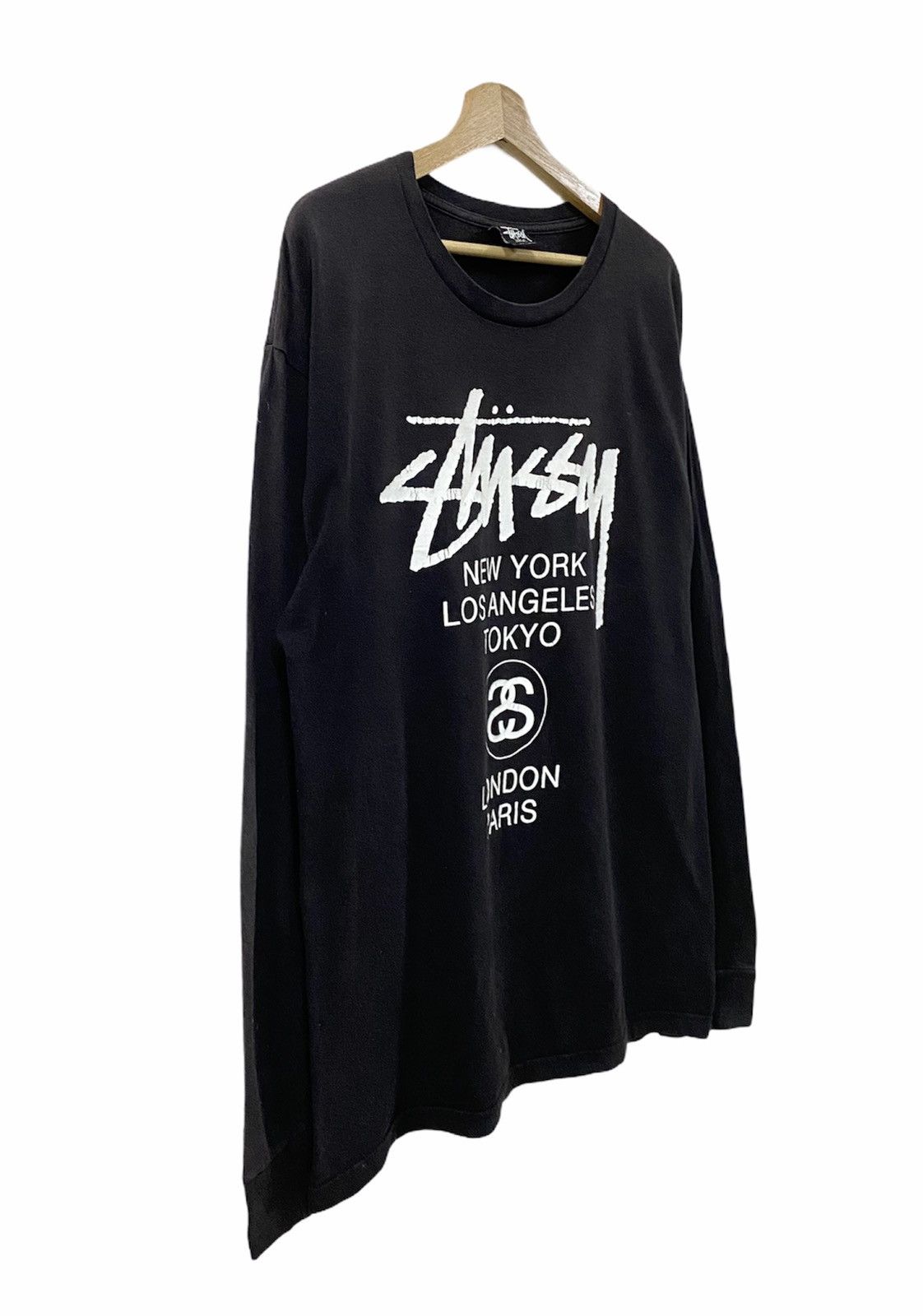 Stussy Rare Stussy Nyc Og Logo Longsleeve Shirt Size US L / EU 52-54 / 3 - 3 Thumbnail