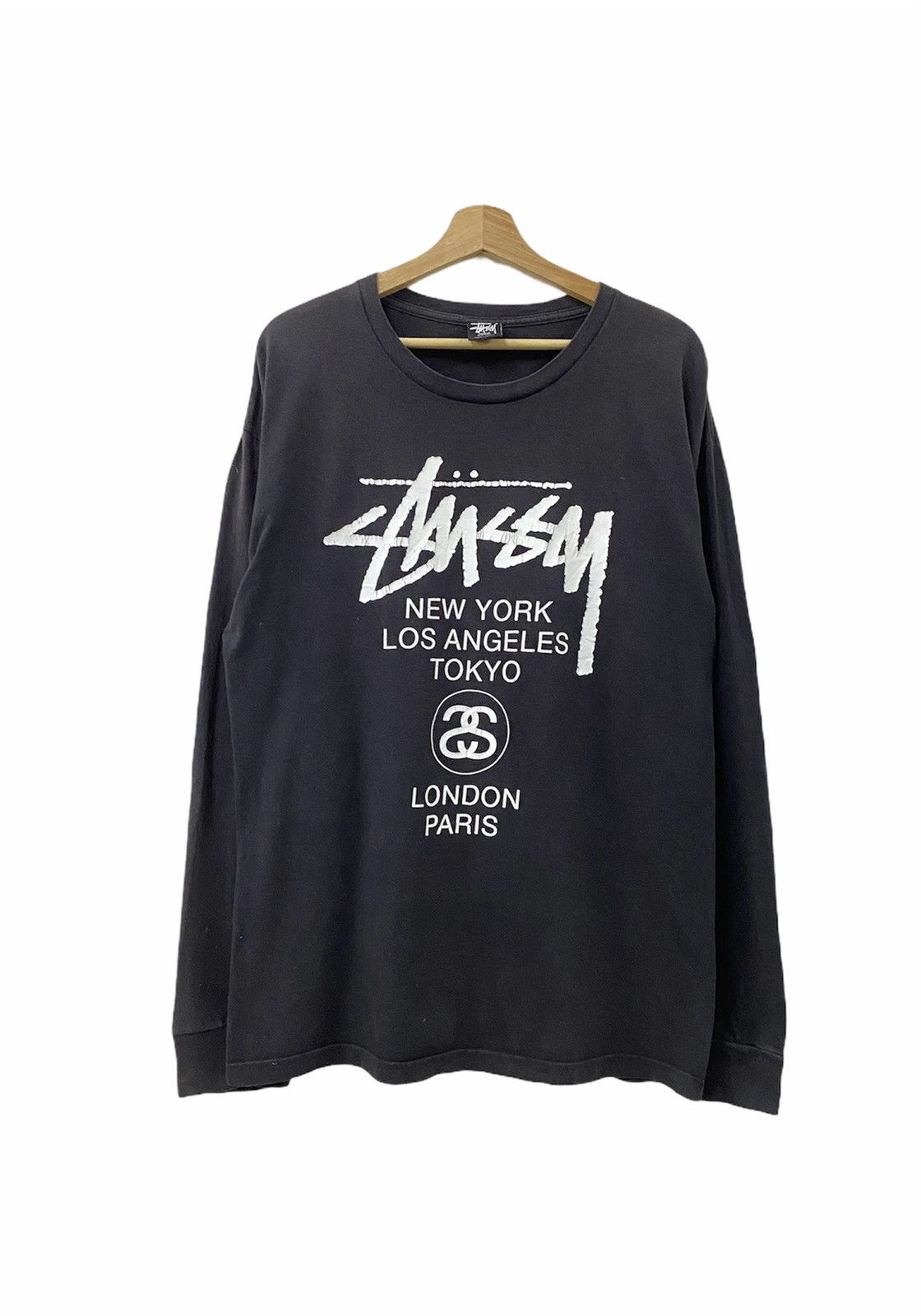 Stussy Rare Stussy Nyc Og Logo Longsleeve Shirt Size US L / EU 52-54 / 3 - 1 Thumbnail