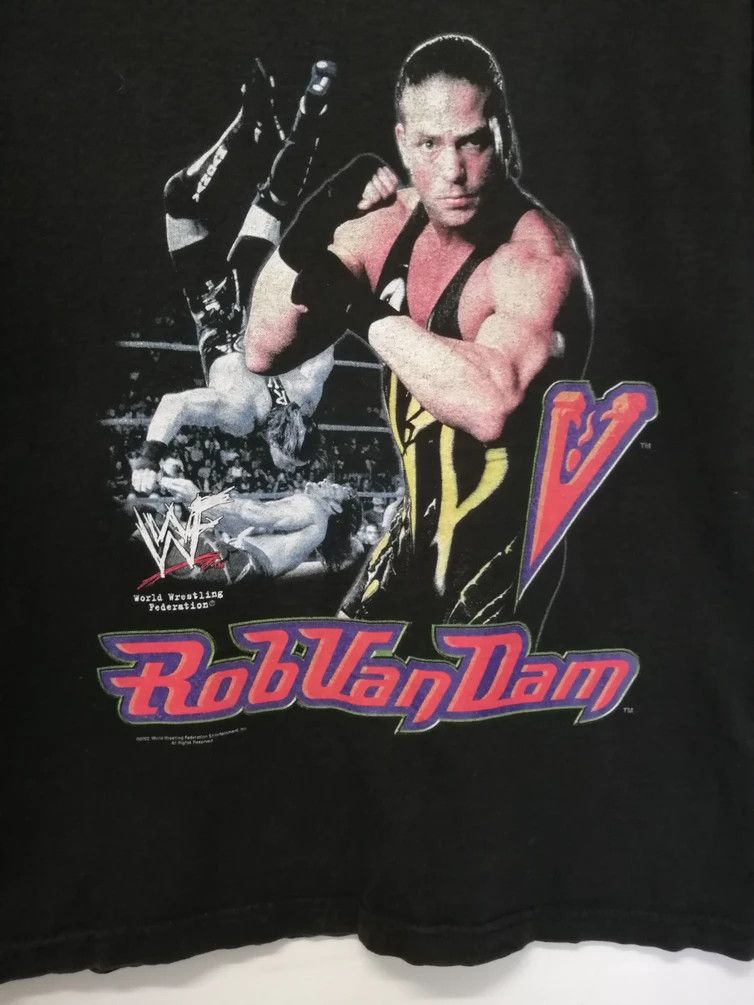 WWE Vintage 2002 ROB VAN DAM Wrestling Tshirt Size US M / EU 48-50 / 2 - 2 Thumbnail