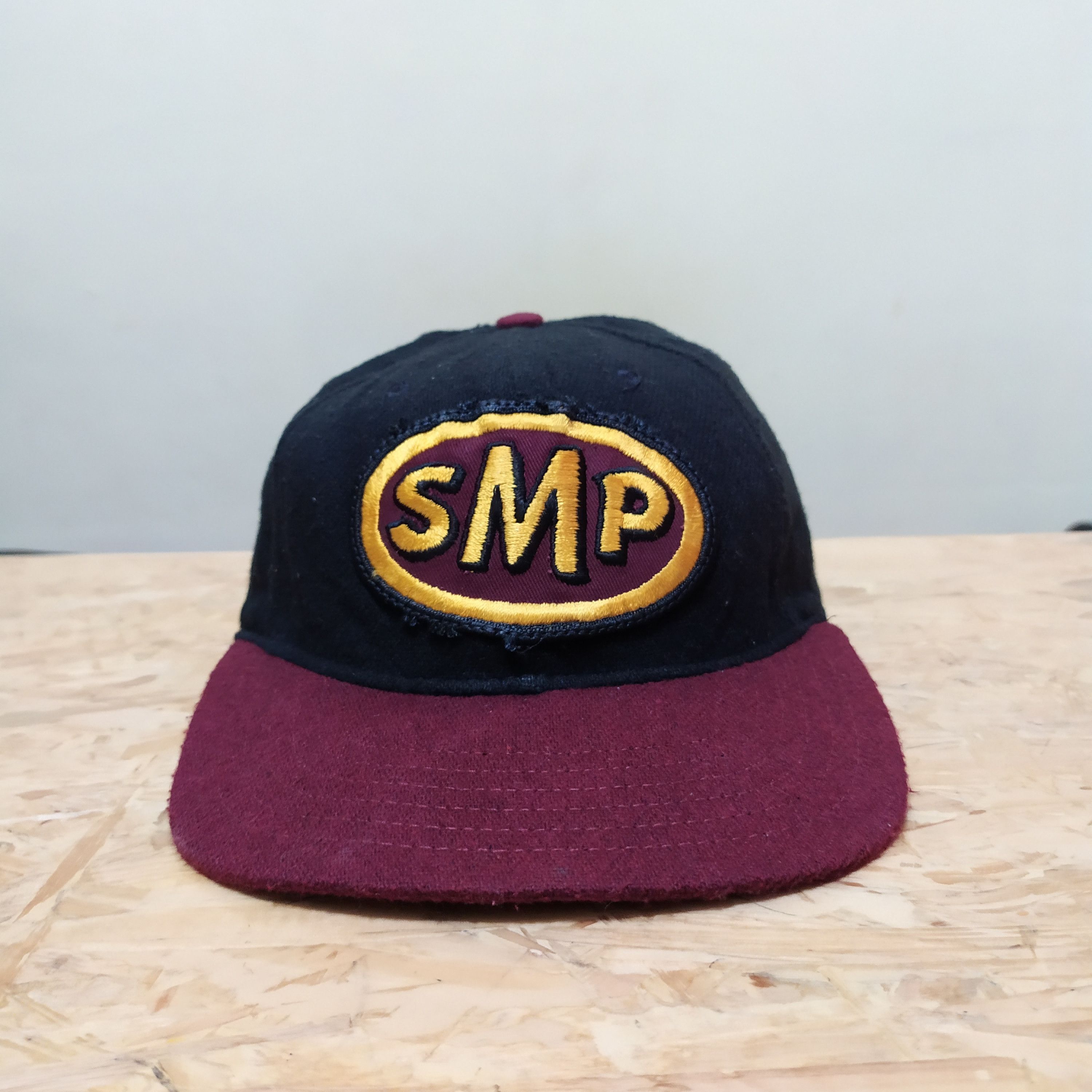 Vintage Vintage 90s SMP skateboard wool cap Size ONE SIZE - 1 Thumbnail