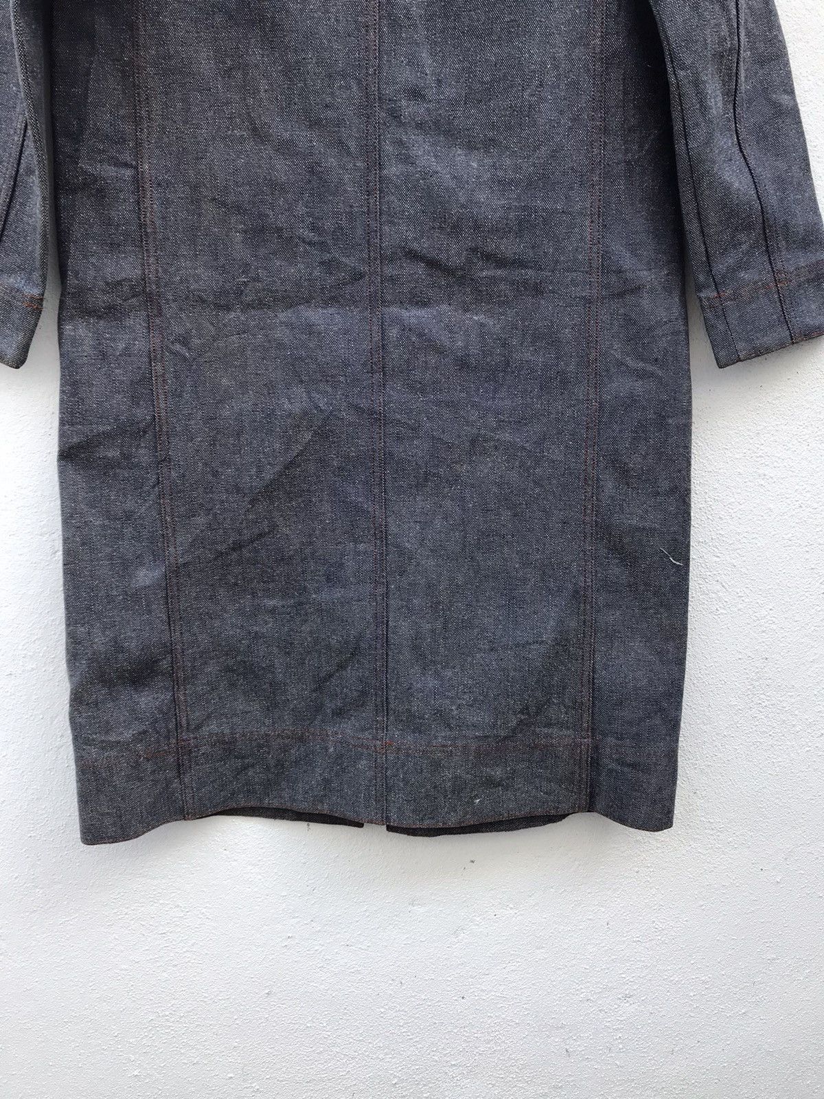 Japanese Brand Shima Shima Denim Hooded Long Jackets Size XS / US 0-2 / IT 36-38 - 8 Thumbnail