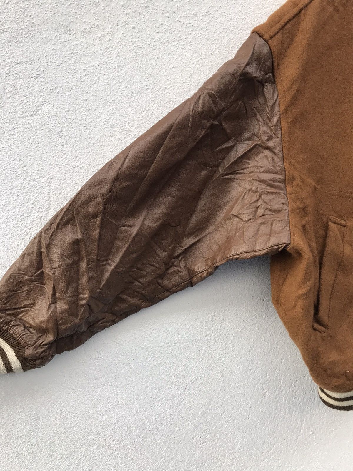 Japanese Brand × Vintage Vtg SAB Street by AtelierSab Reversible Wool Varsity Jacket Size US M / EU 48-50 / 2 - 5 Thumbnail