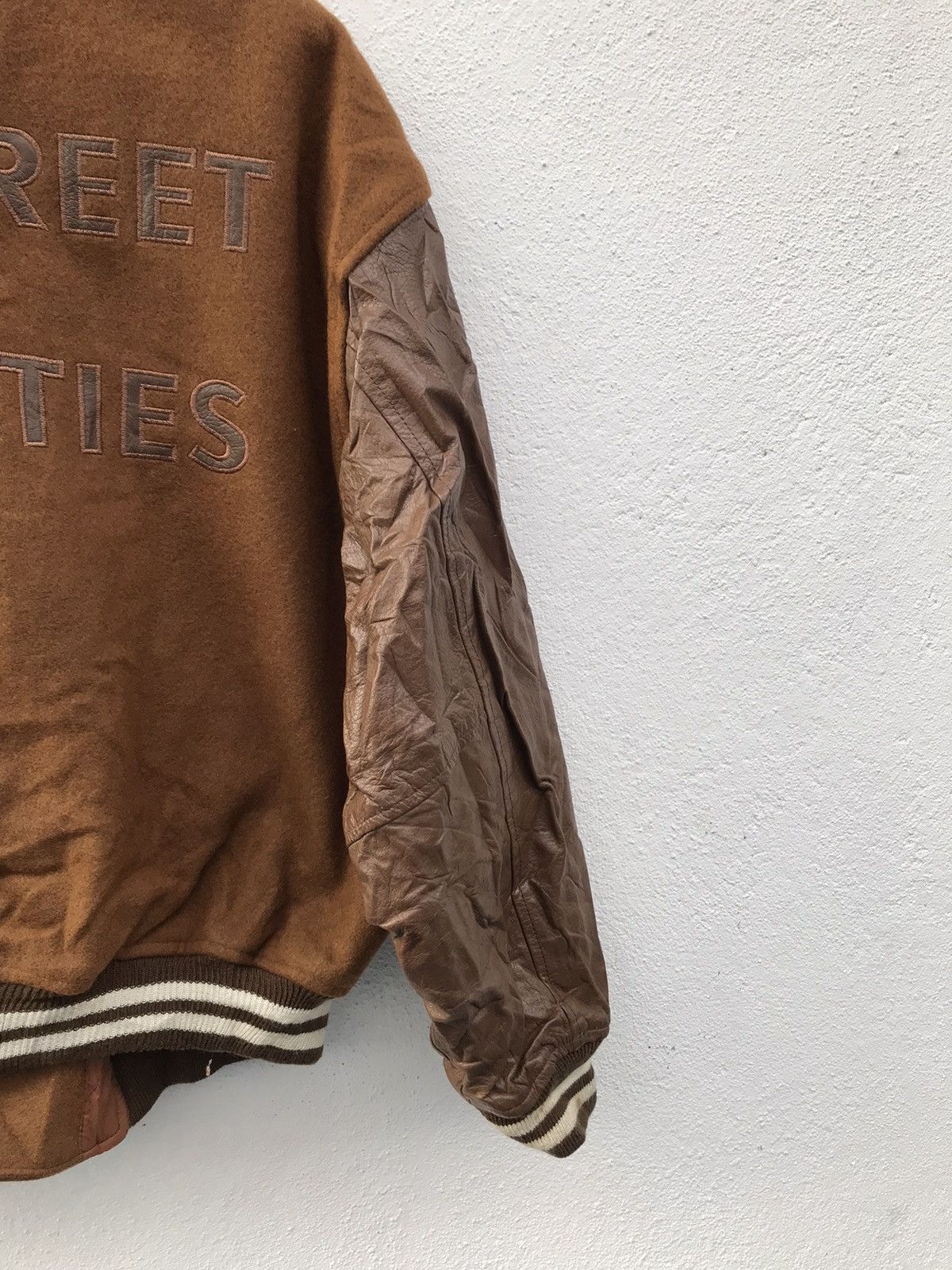 Japanese Brand × Vintage Vtg SAB Street by AtelierSab Reversible Wool Varsity Jacket Size US M / EU 48-50 / 2 - 10 Thumbnail