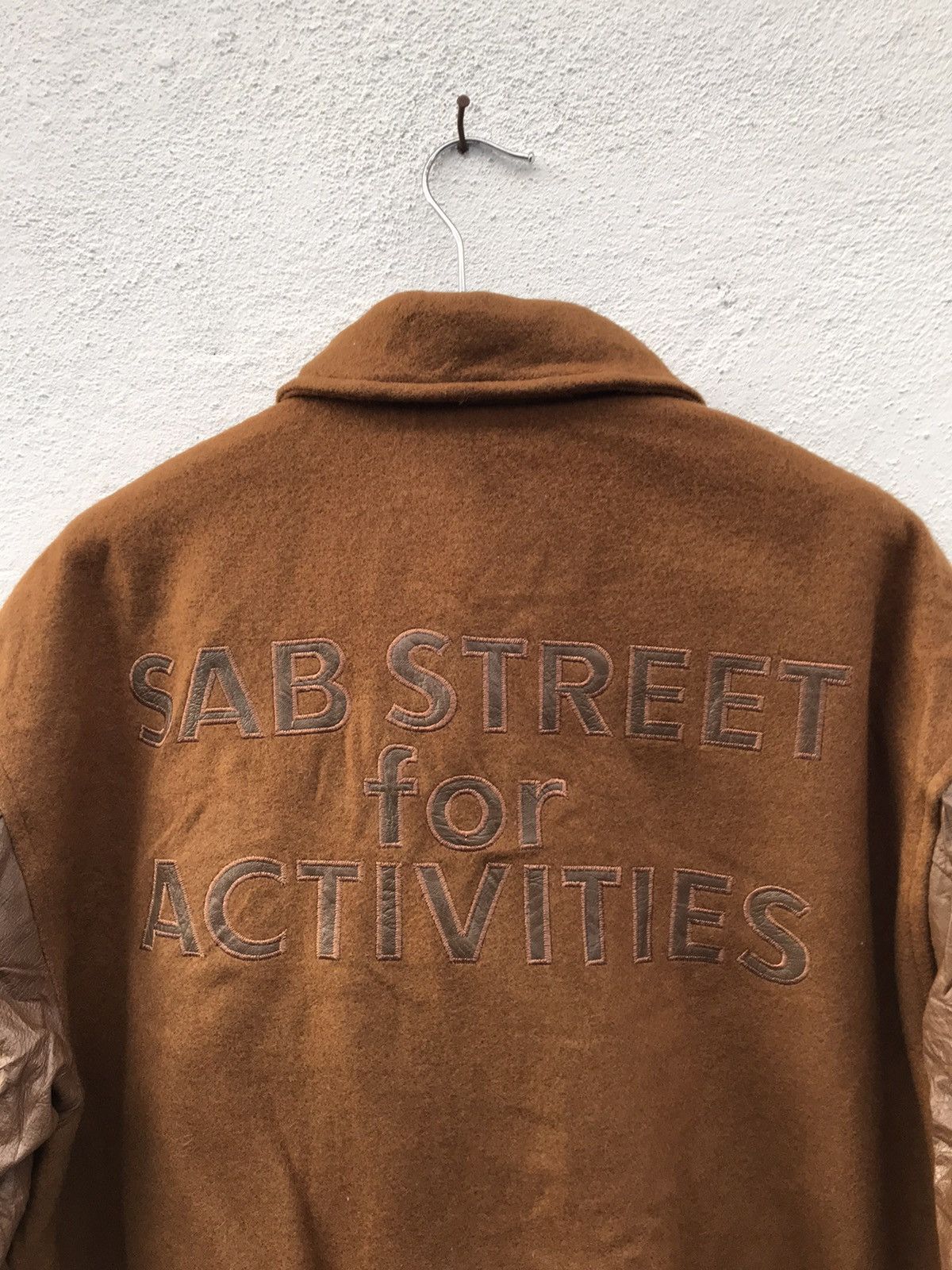 Japanese Brand × Vintage Vtg SAB Street by AtelierSab Reversible Wool Varsity Jacket Size US M / EU 48-50 / 2 - 8 Thumbnail