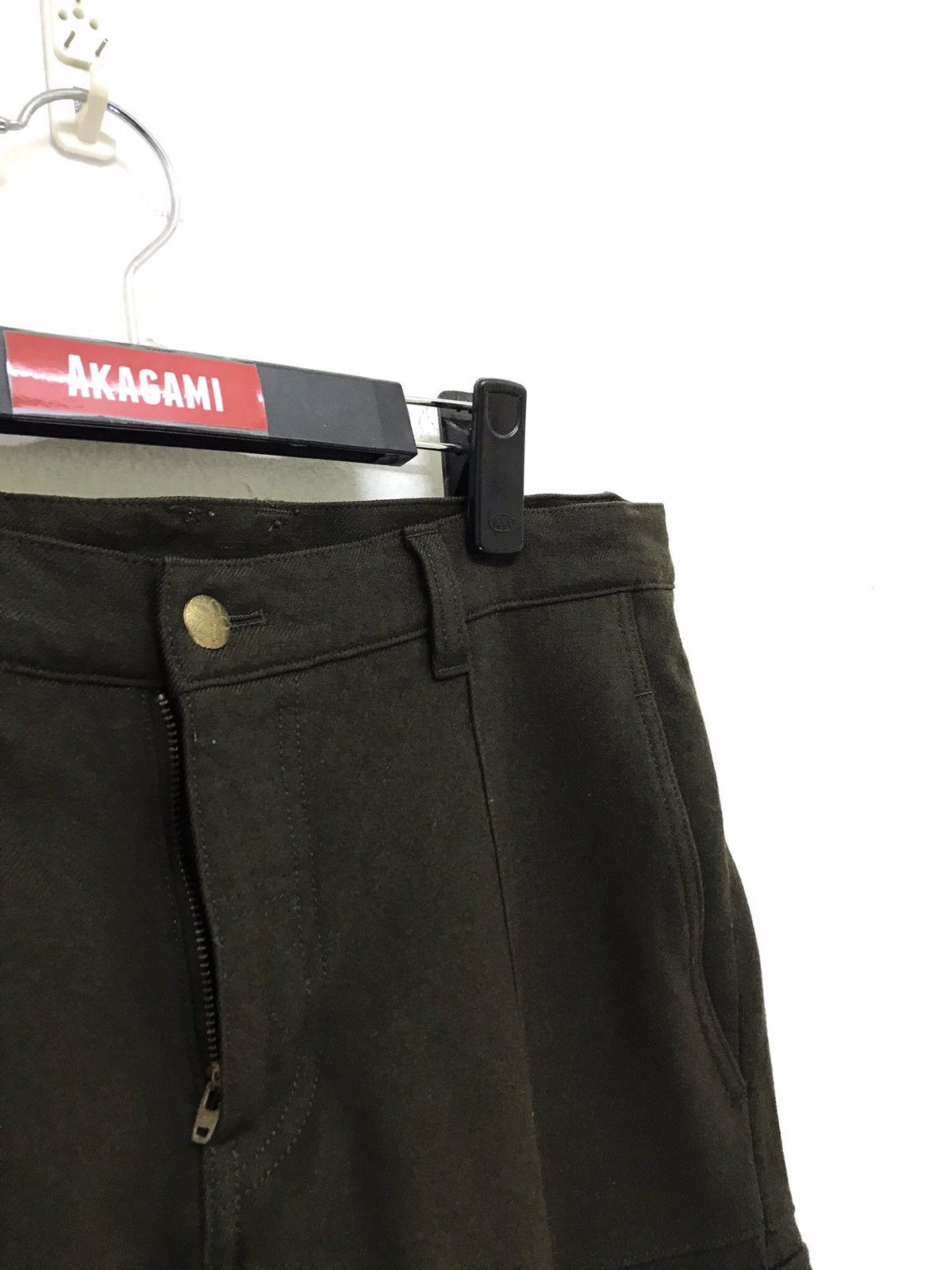 Japanese Brand Kenji Ito Wool Cargo Pant Short Rise Straight Size US 34 / EU 50 - 7 Thumbnail