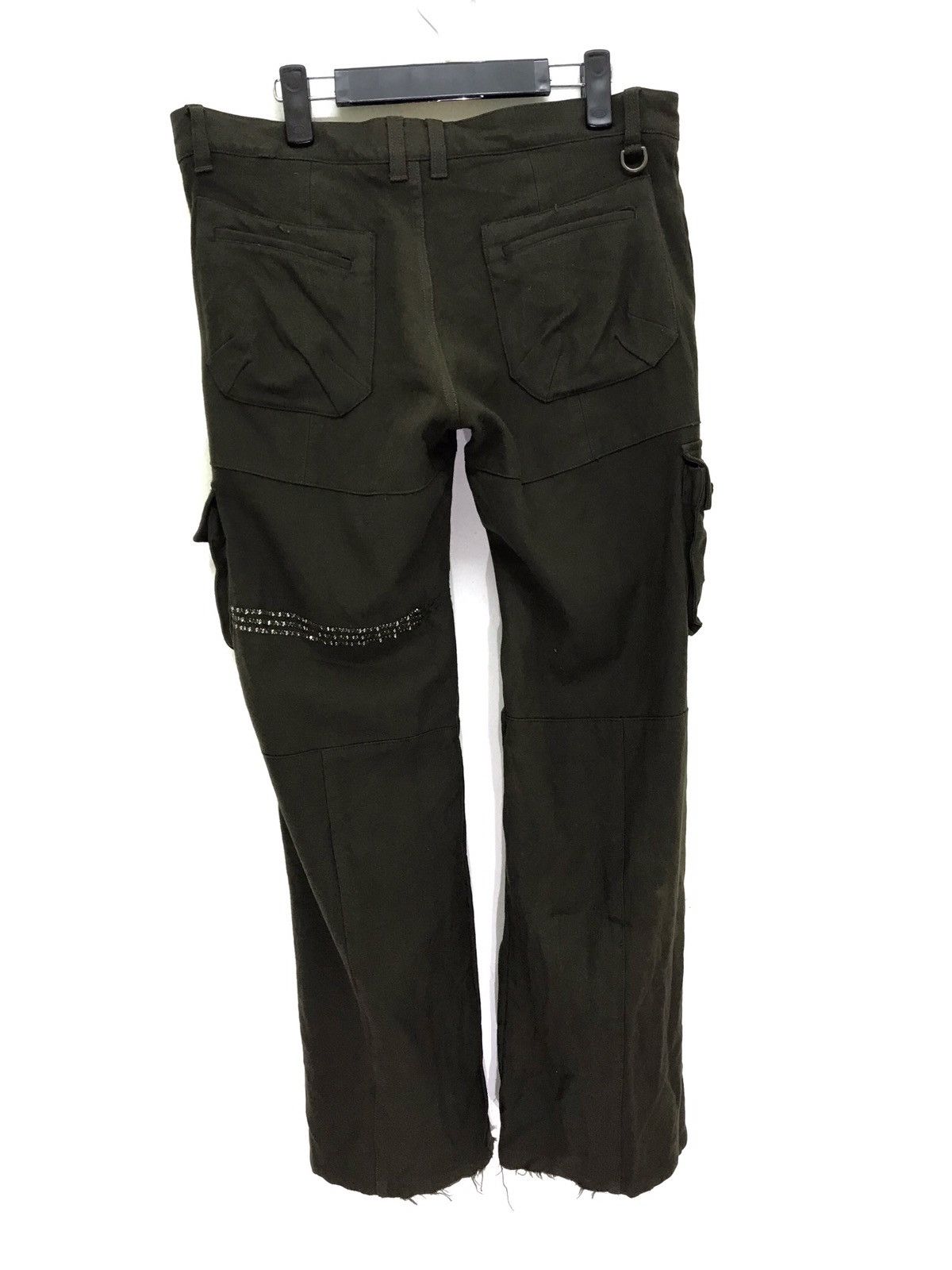 Japanese Brand Kenji Ito Wool Cargo Pant Short Rise Straight Size US 34 / EU 50 - 8 Thumbnail