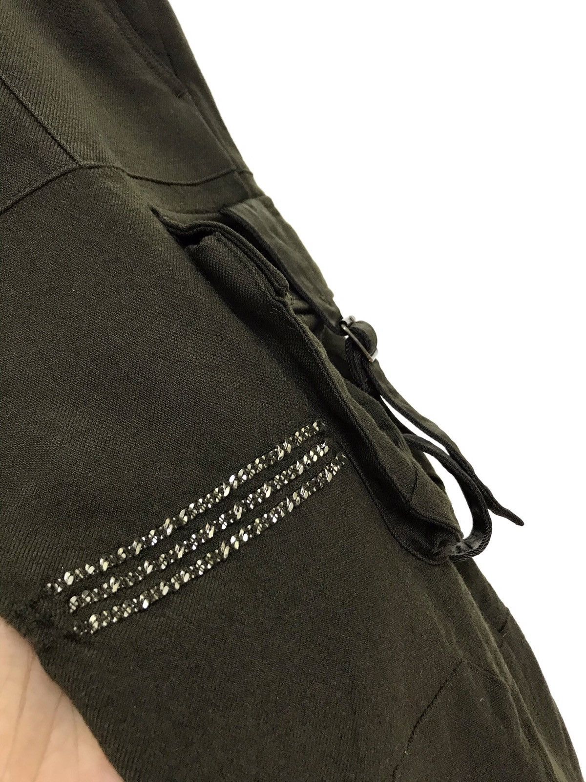Japanese Brand Kenji Ito Wool Cargo Pant Short Rise Straight Size US 34 / EU 50 - 6 Thumbnail