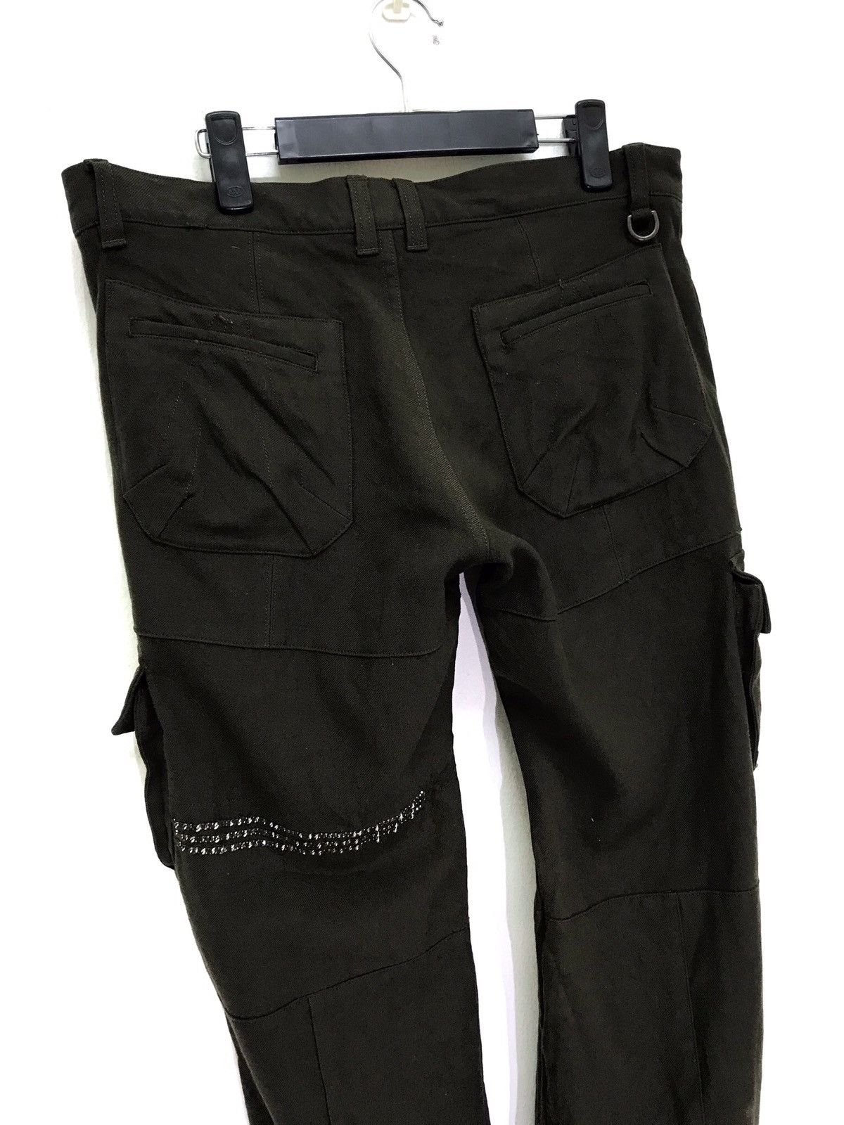 Japanese Brand Kenji Ito Wool Cargo Pant Short Rise Straight Size US 34 / EU 50 - 9 Thumbnail