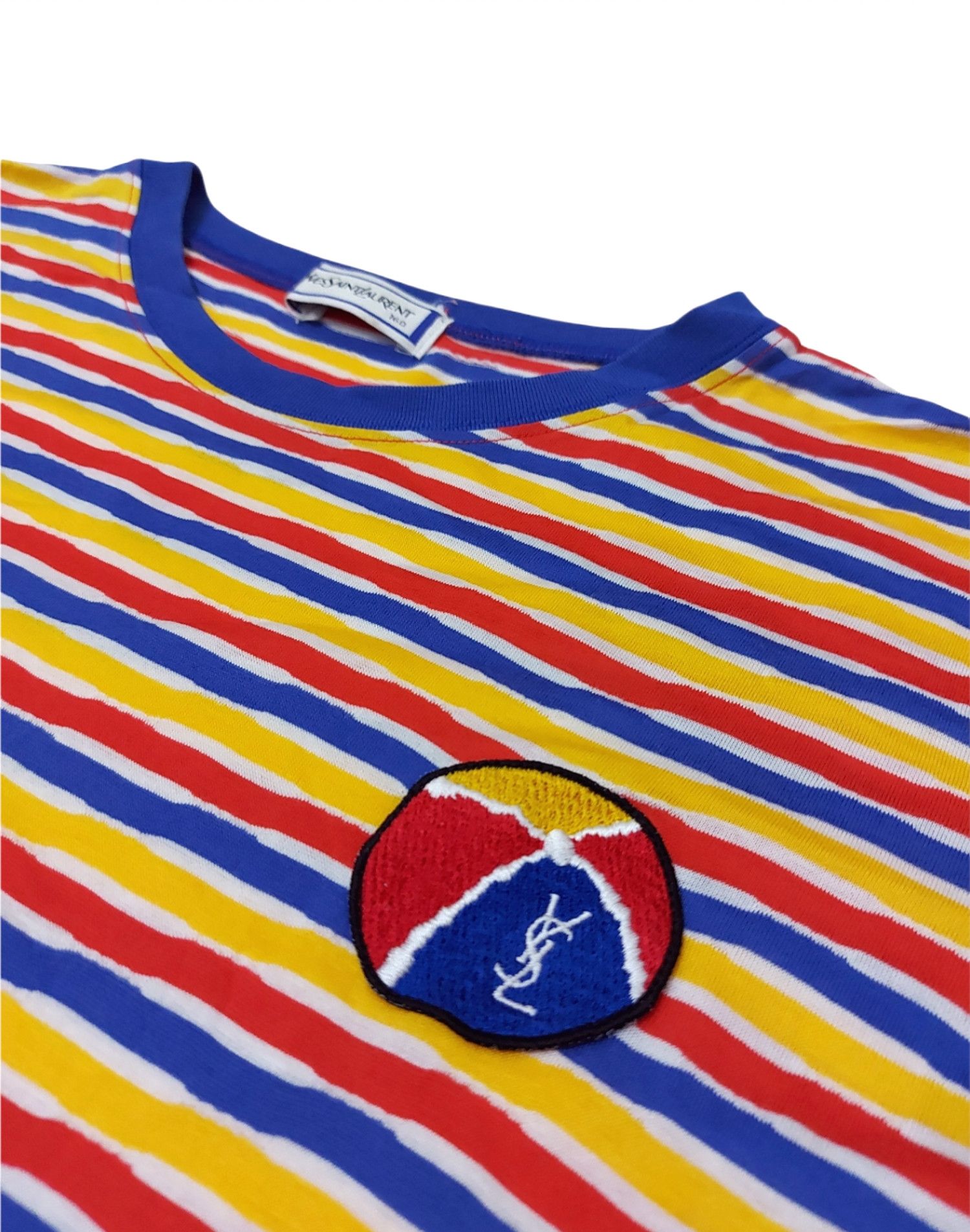 Designer × Yves Saint Laurent VERY RARE! VTG YVES SAINT LAURENT VIBRANT STRIPED Size US M / EU 48-50 / 2 - 6 Thumbnail
