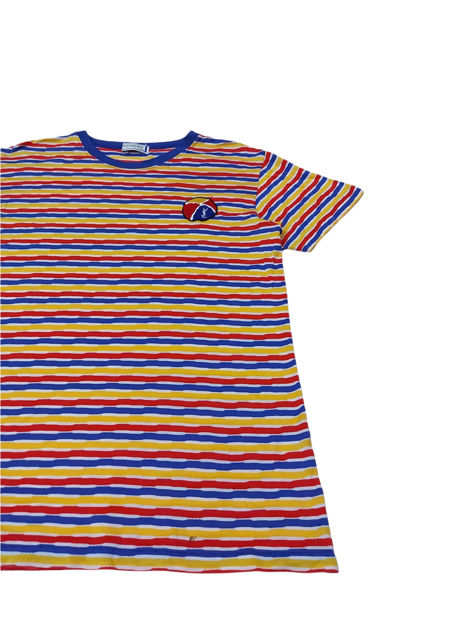 Designer × Yves Saint Laurent VERY RARE! VTG YVES SAINT LAURENT VIBRANT STRIPED Size US M / EU 48-50 / 2 - 3 Thumbnail