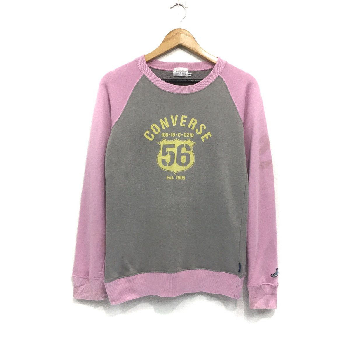 Converse × Vintage Converse Sweatshirt CrewneckBiglogo Spell CONVERSE All Star Size US S / EU 44-46 / 1 - 1 Thumbnail