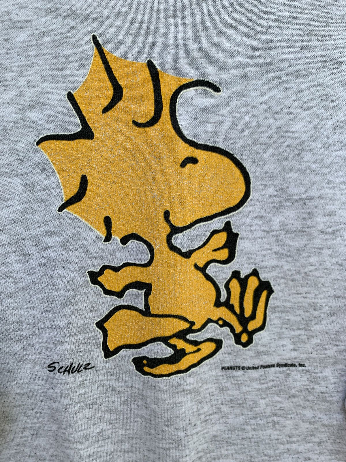 Peanuts Vintage 80s Peanuts Woodstock Mirror Print Sweatshirt Size US L / EU 52-54 / 3 - 4 Thumbnail