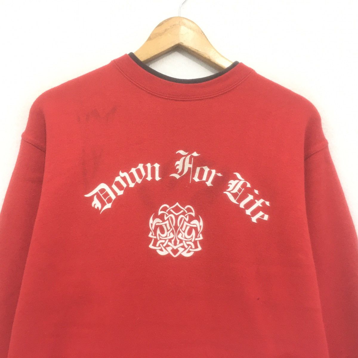 Vintage Vintage THIRD WAVE Sweatshirt BigLogoSpellout Down For Life Size US L / EU 52-54 / 3 - 3 Thumbnail