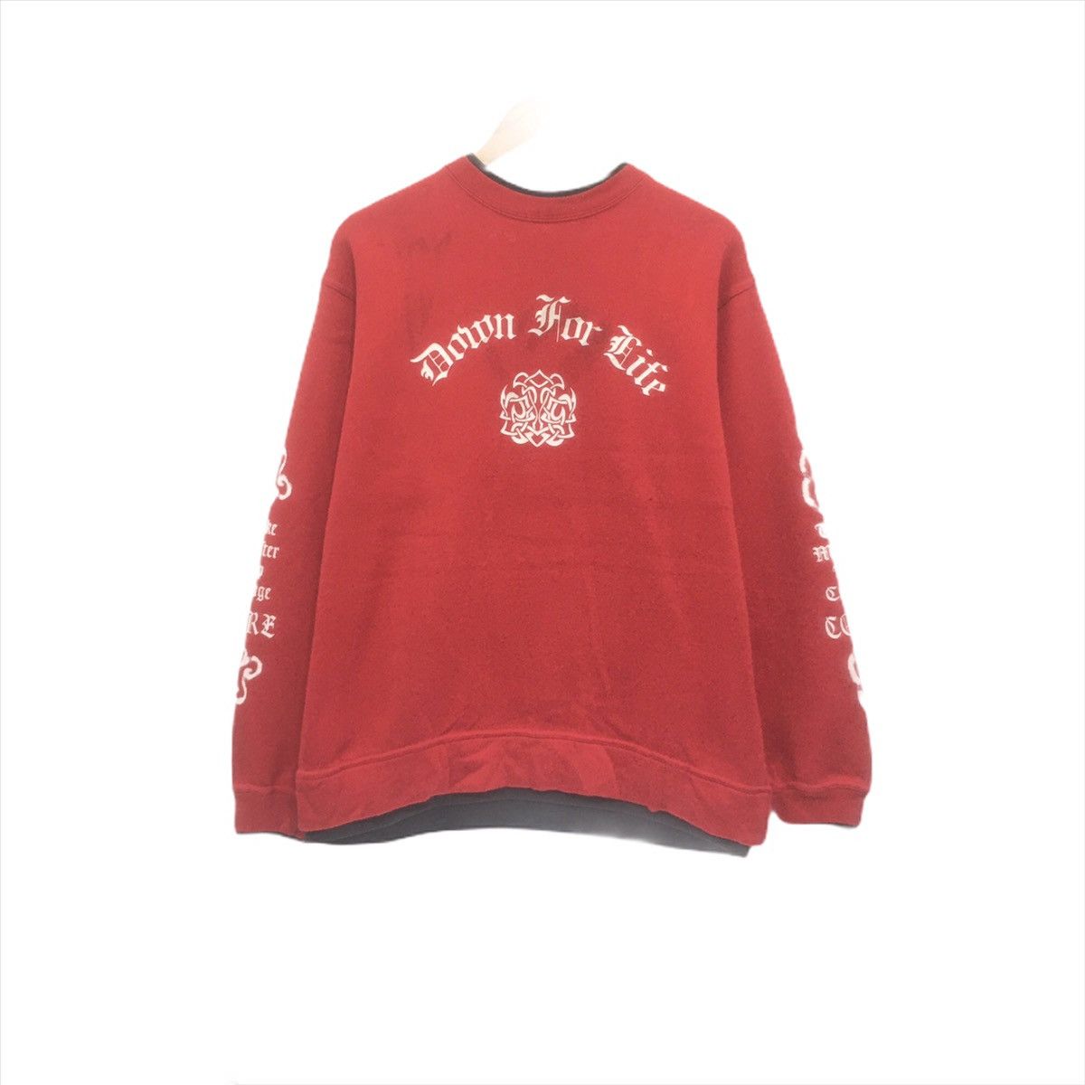 Vintage Vintage THIRD WAVE Sweatshirt BigLogoSpellout Down For Life Size US L / EU 52-54 / 3 - 2 Thumbnail
