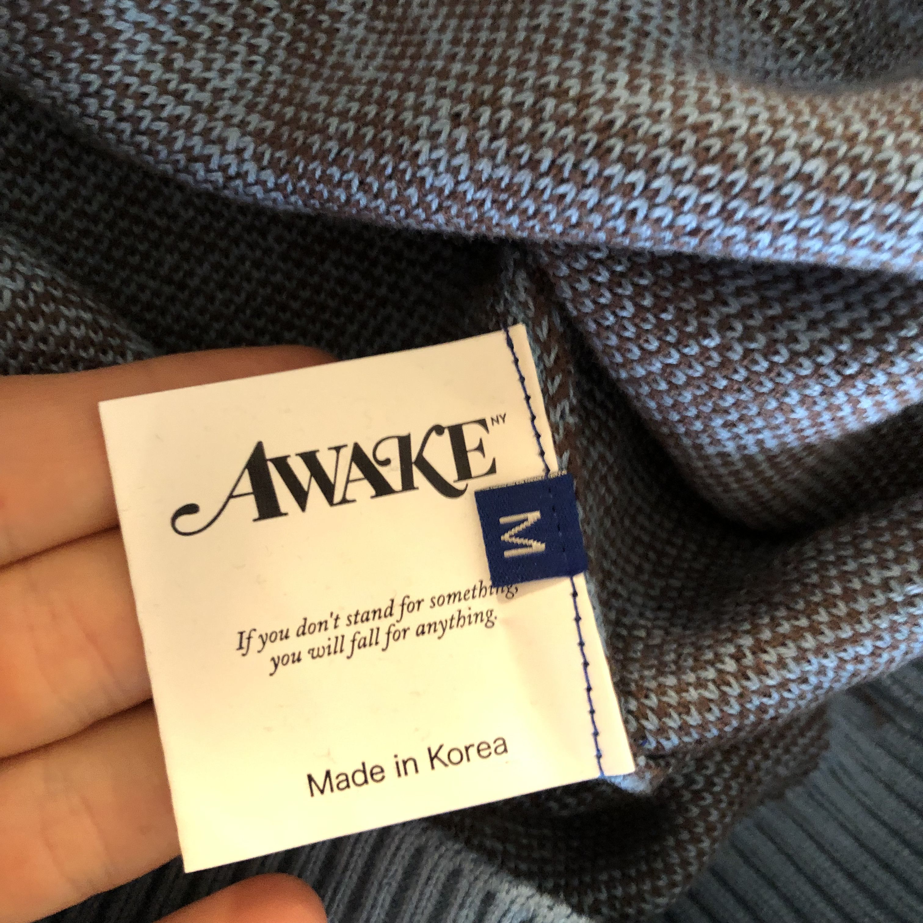 トップス Awake NY Paisley Cardigan Awake NY Blue Paisley Cardigan Awake NY