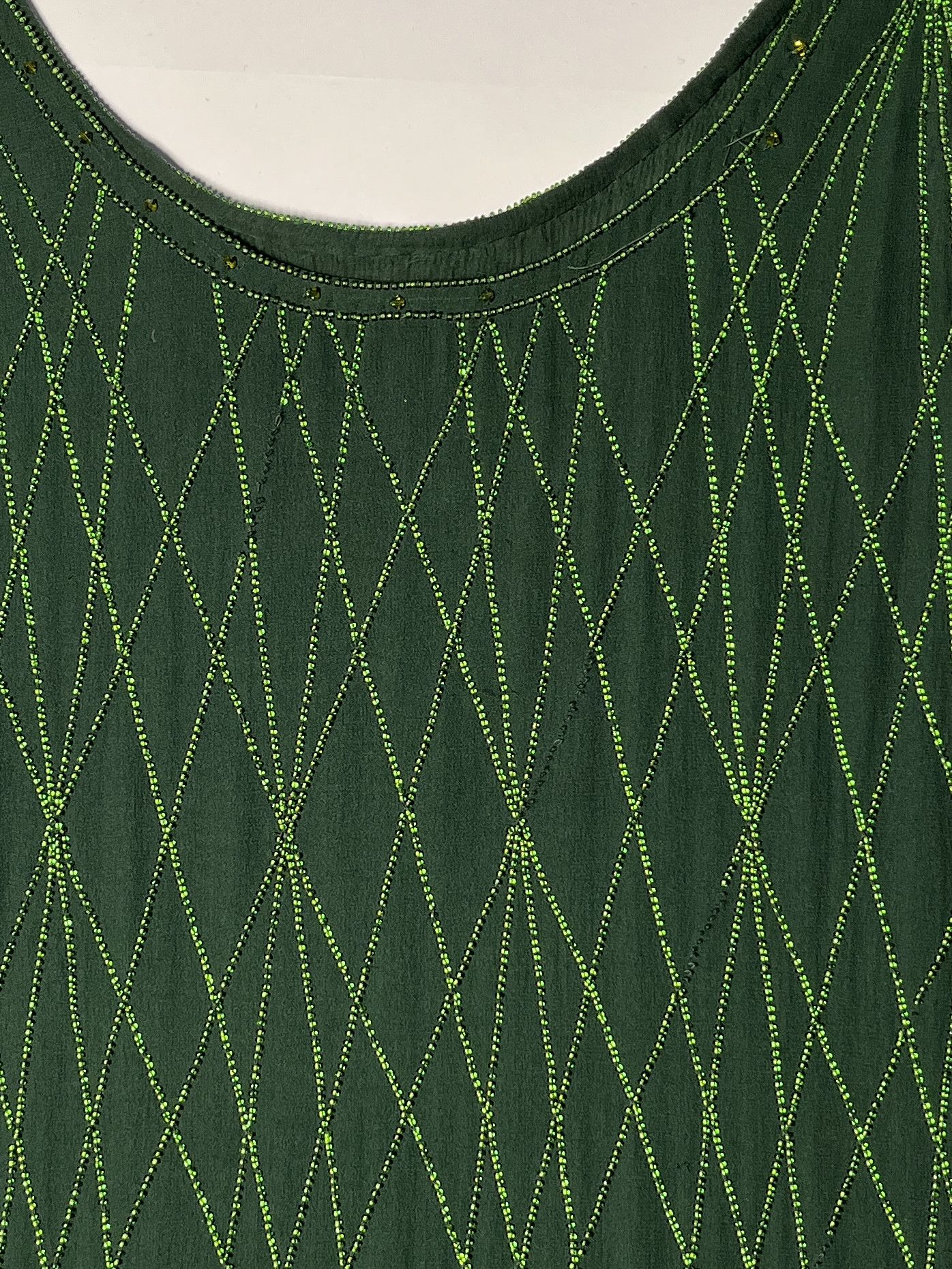 Katharine Hamnett London ⚡️QUICK SALE⚡️1980s' Katharine Hamnett Green Silk Dress Size M / US 6-8 / IT 42-44 - 4 Thumbnail