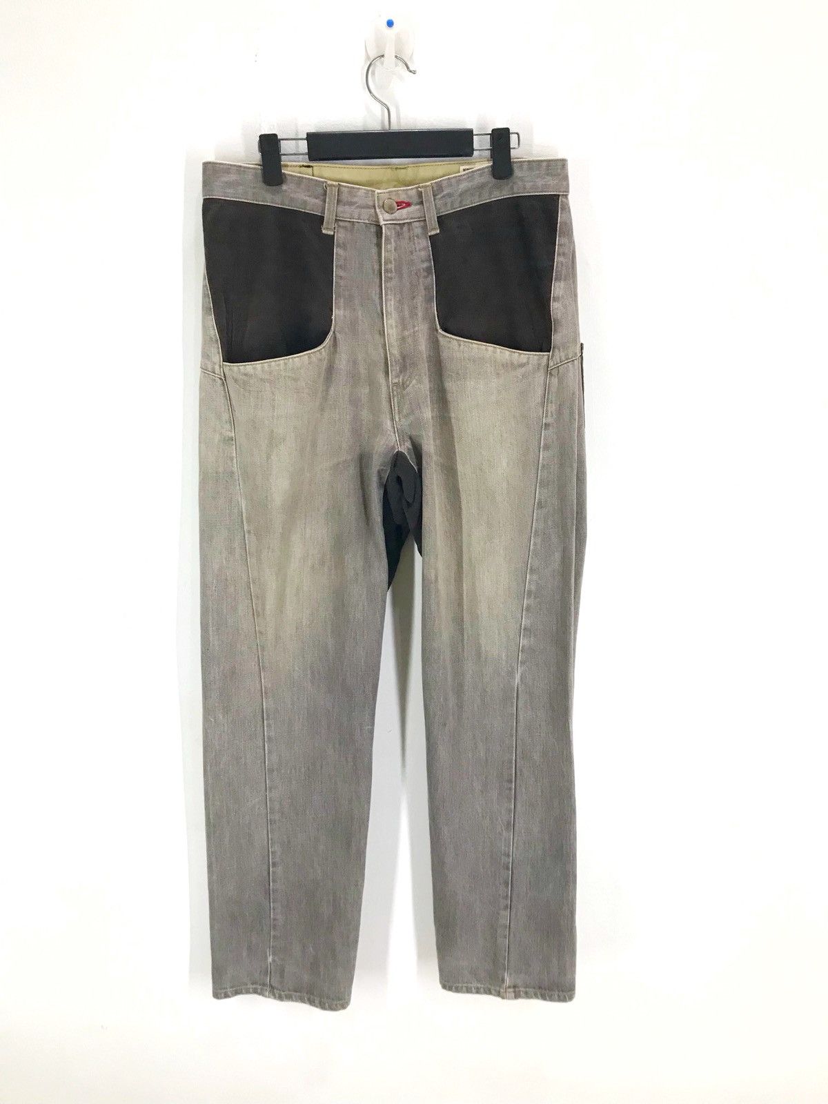 Number (N)ine × Undercover Japanese Brand Scanner Japan Denim Jeans Size US 33 - 2 Thumbnail