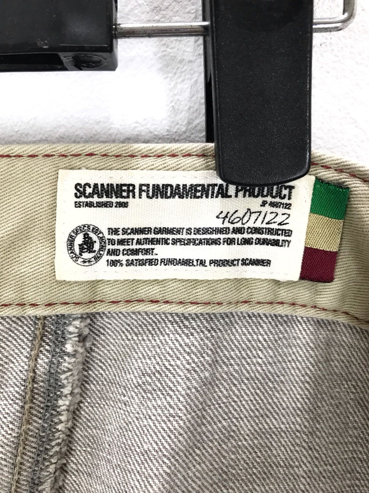 Number (N)ine × Undercover Japanese Brand Scanner Japan Denim Jeans Size US 33 - 10 Thumbnail