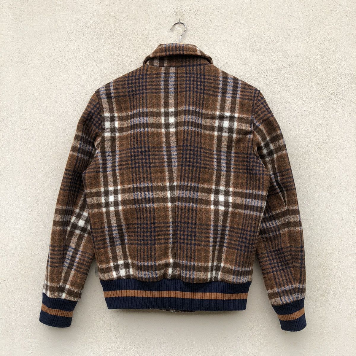 Zara ZARA CHECKERED DESIGN WOOL JACKET Size US S / EU 44-46 / 1 - 7 Thumbnail